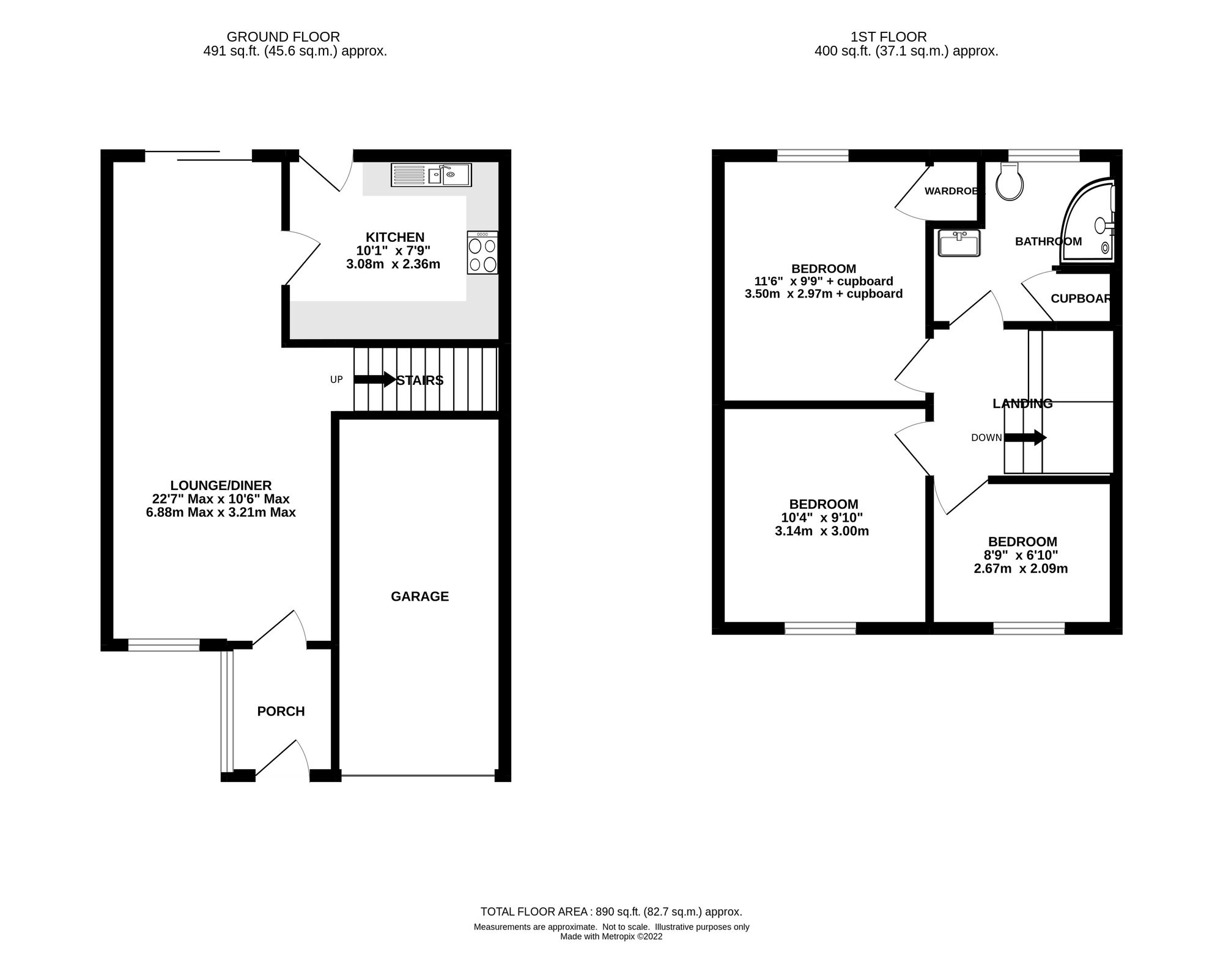 8 Dunoon Close, Crewe floorplan