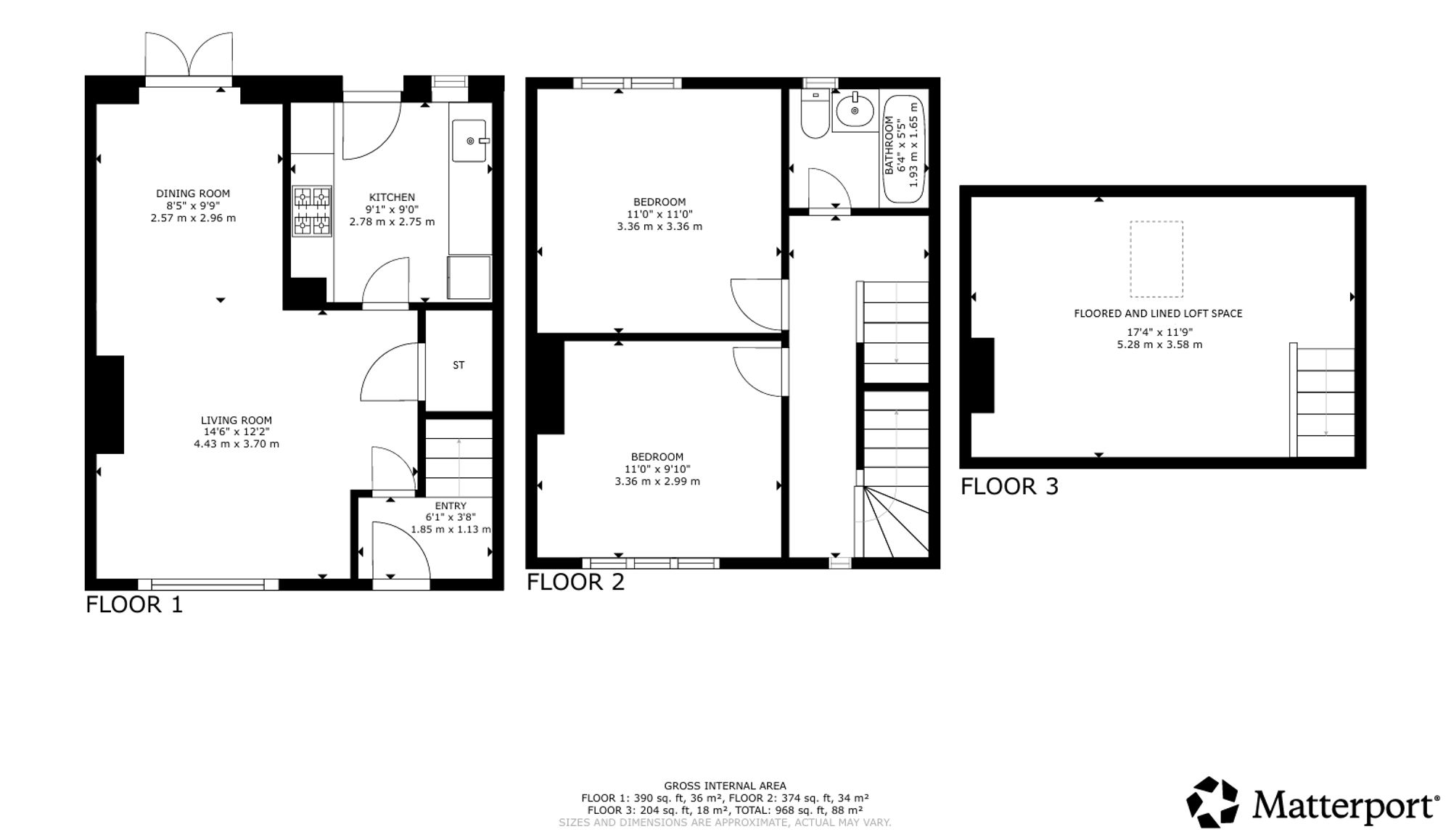 17 Lochlea Road, Glasgow floorplan