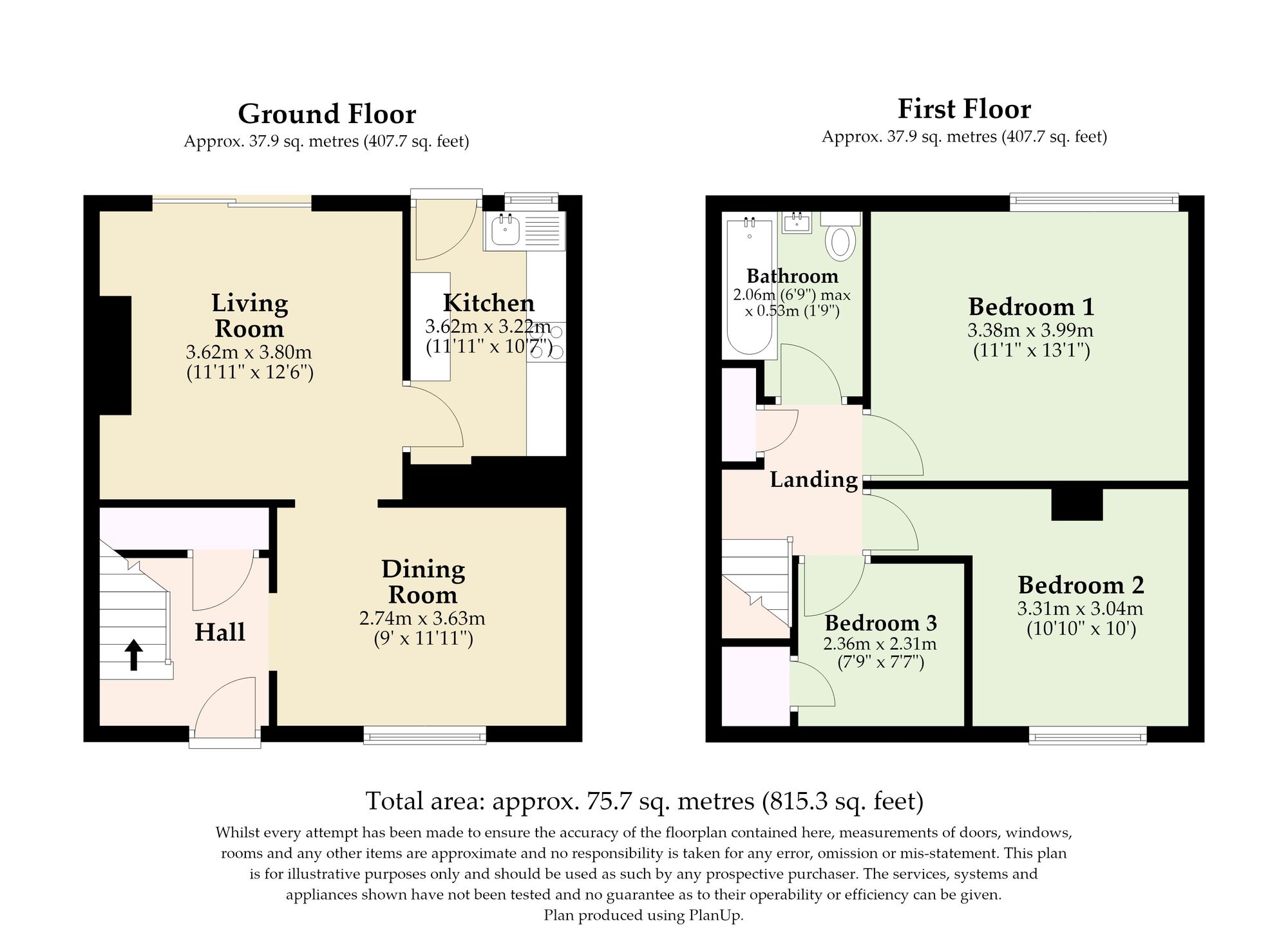 7 Northgate, Lowestoft floorplan