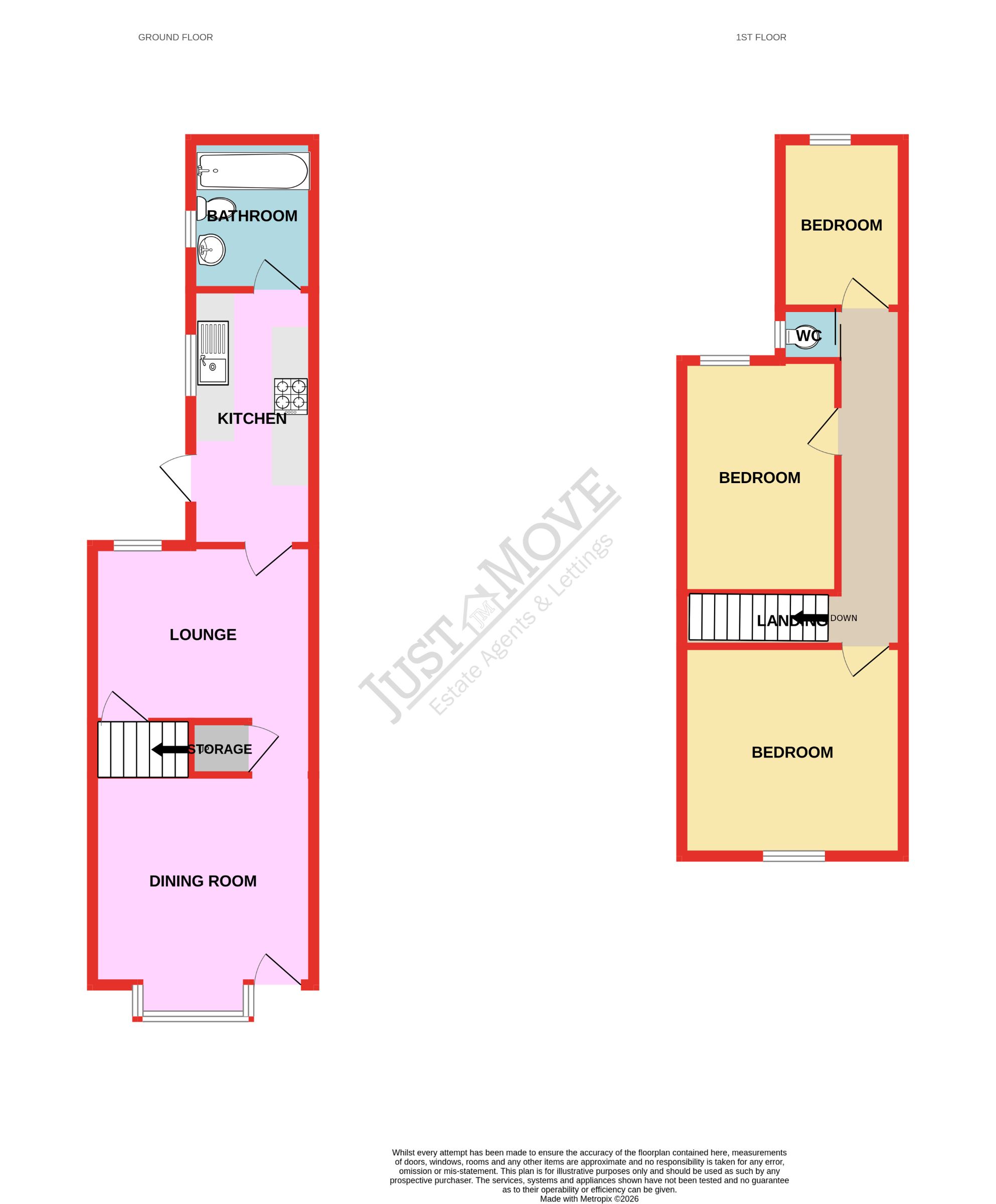 52 Johnson Road, Birmingham floorplan