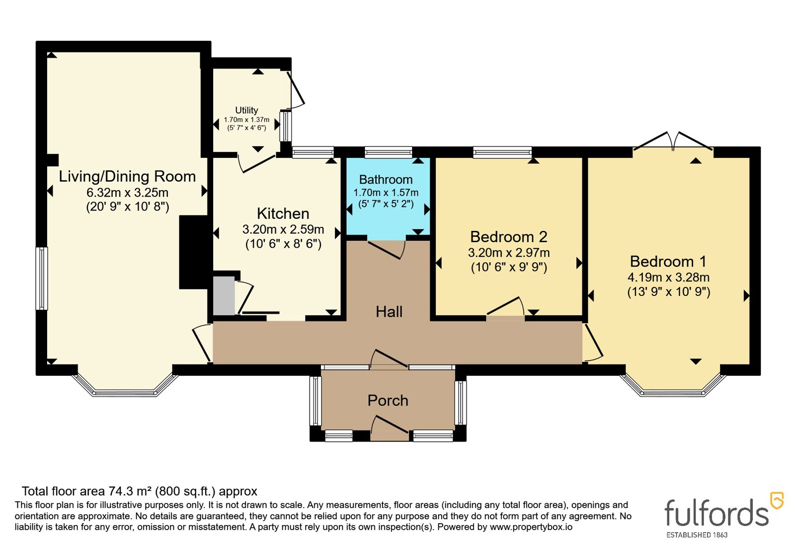 7, Seymour Road, Devon floorplan