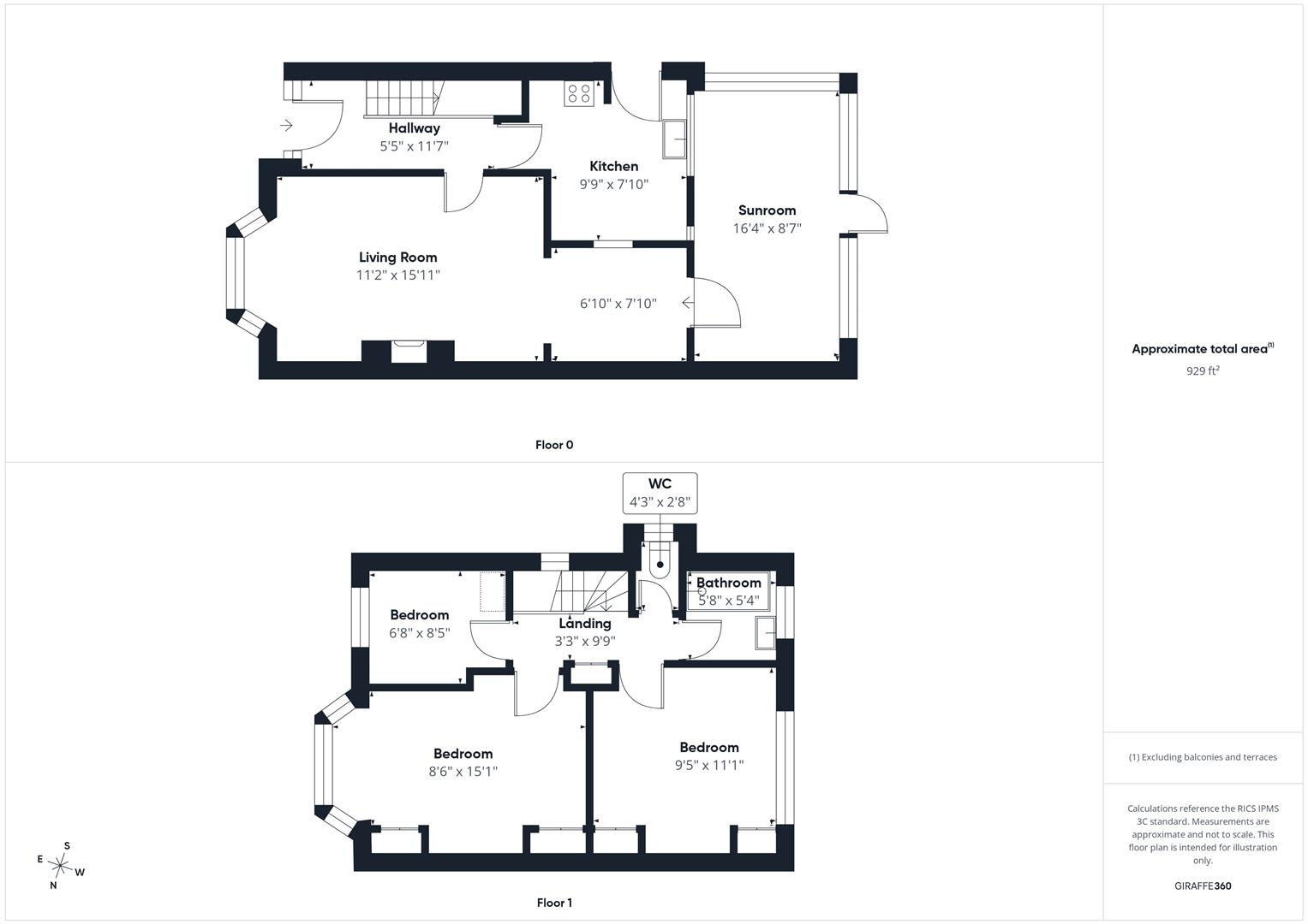 48, Pine Gardens, Ruislip floorplan