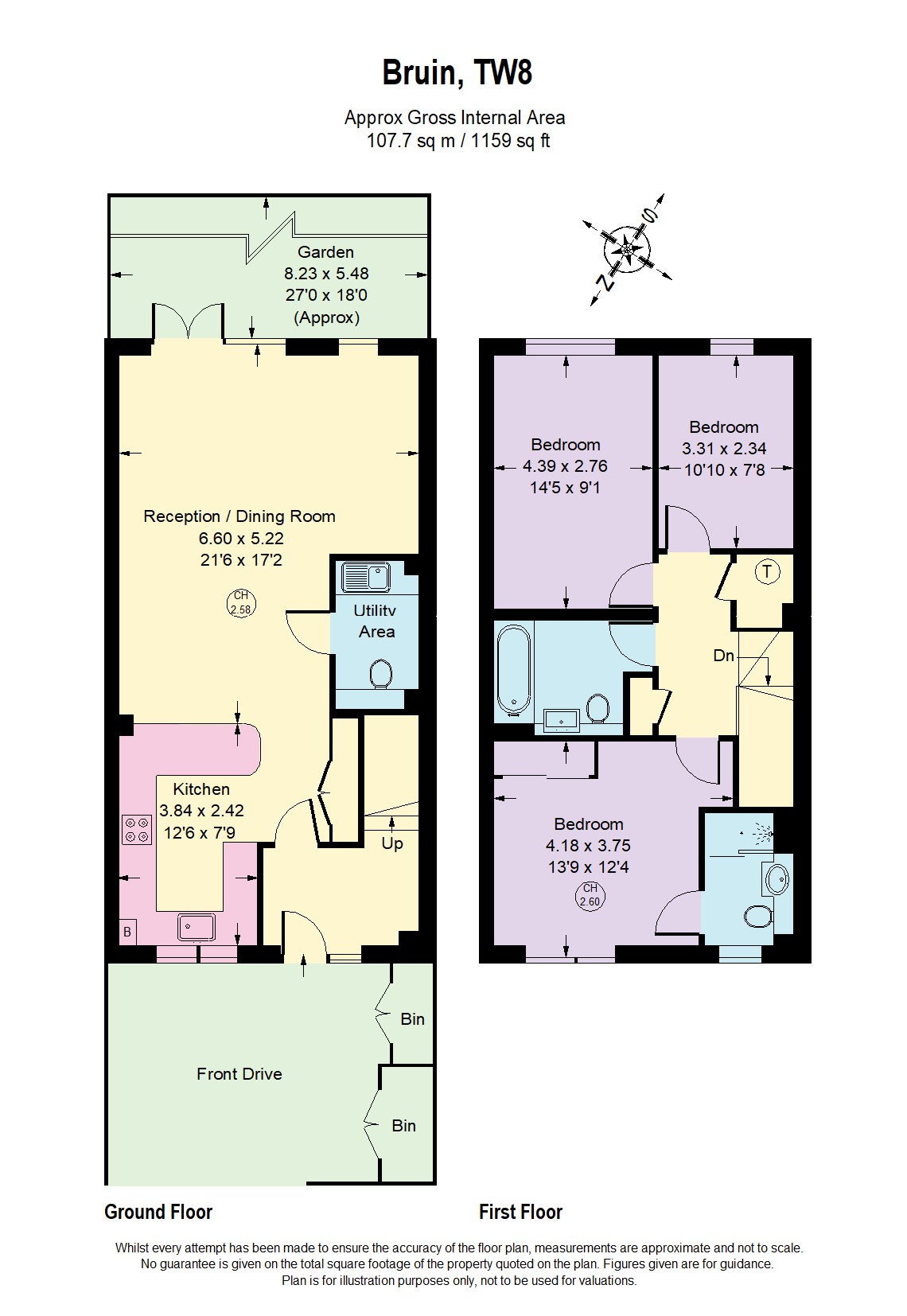 9, Reynard's Way, Brentford floorplan
