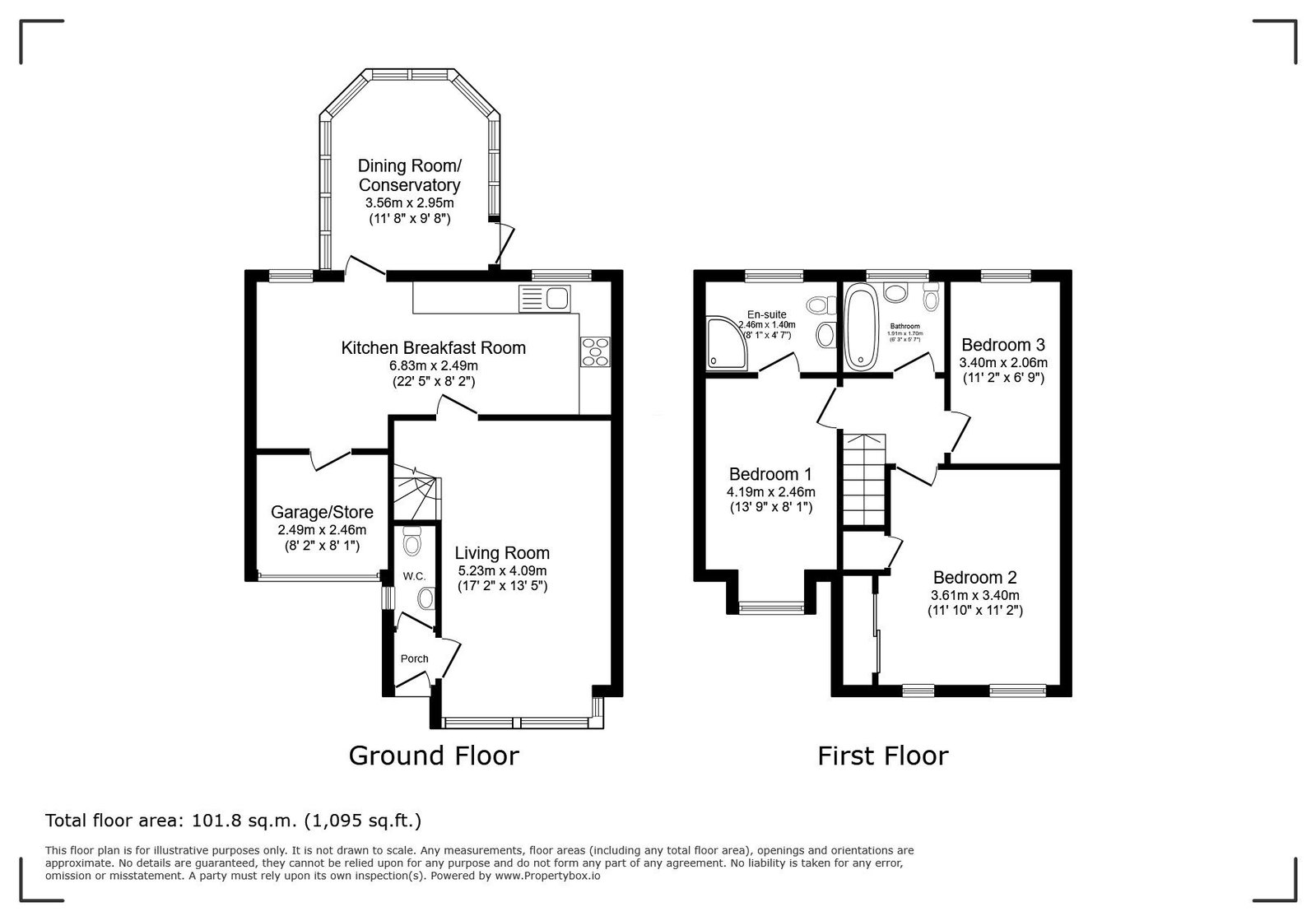 42, Earles Meadow, Horsham floorplan