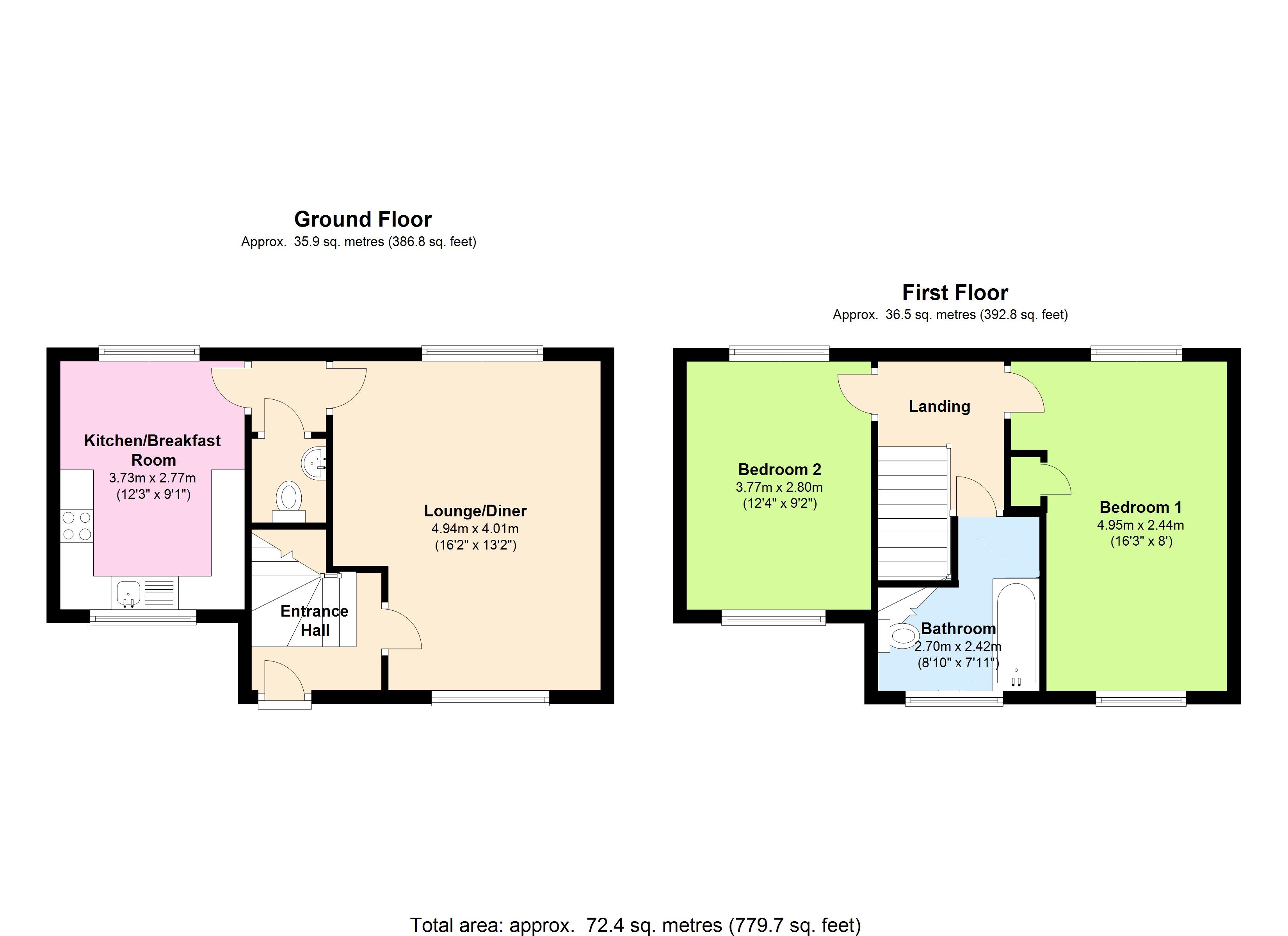 1, Starfield Court, Holt floorplan