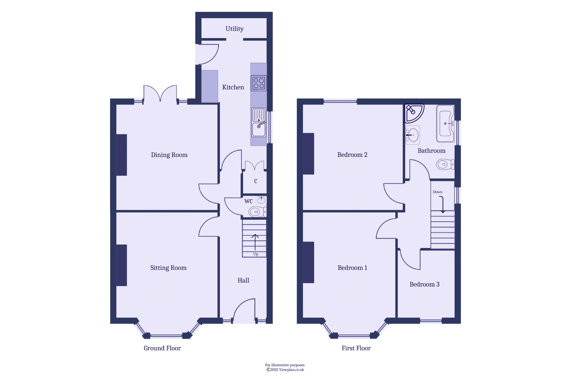 149, Redlands Road, Penarth floorplan