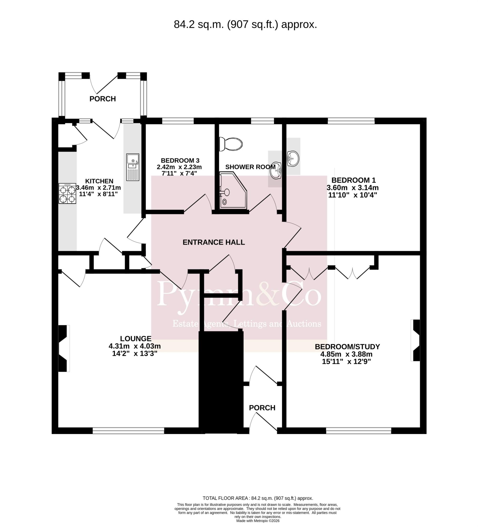 27, Bracondale Court, Norwich floorplan
