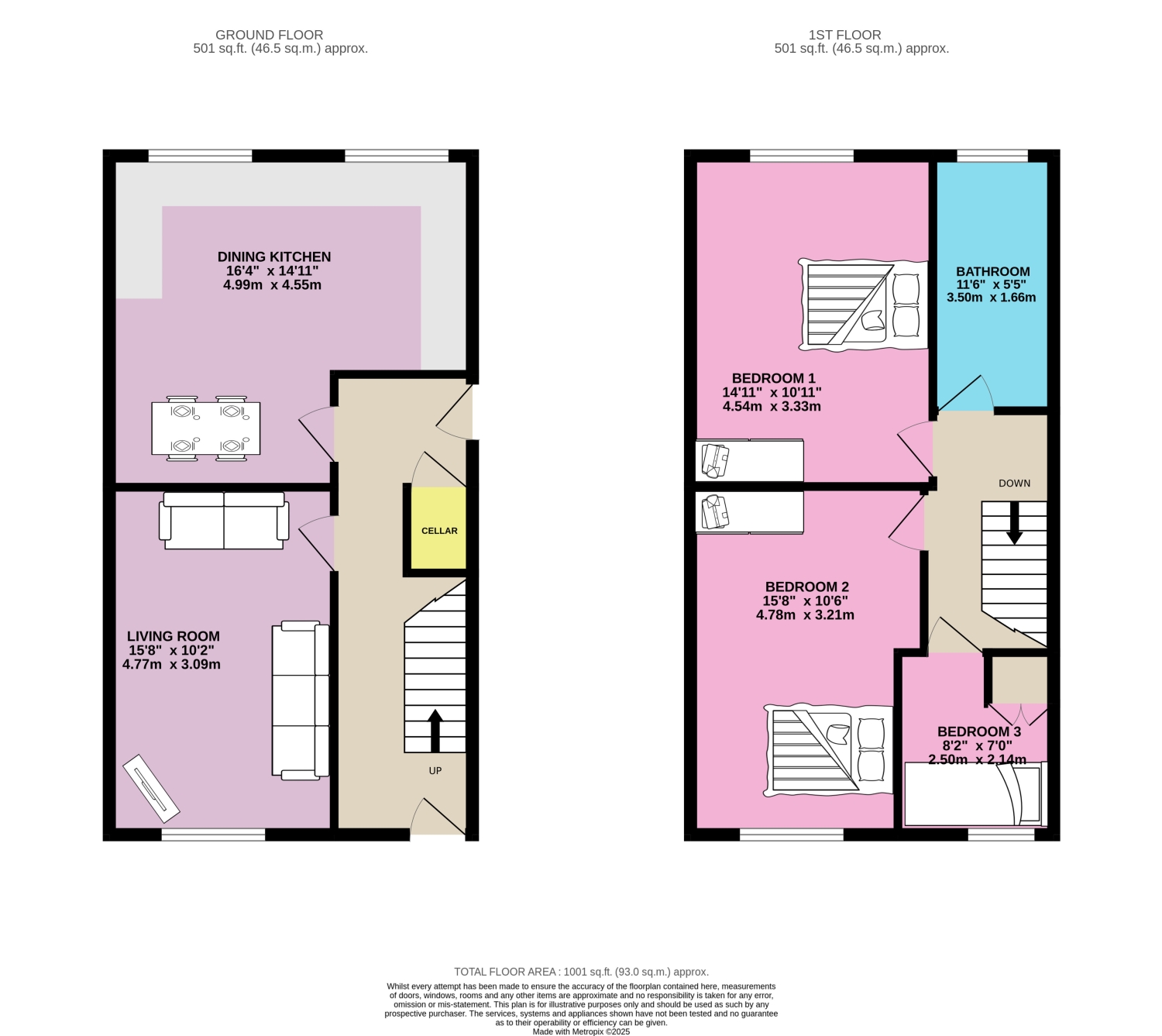 130, NEW HEY ROAD, HUDDERSFIELD floorplan