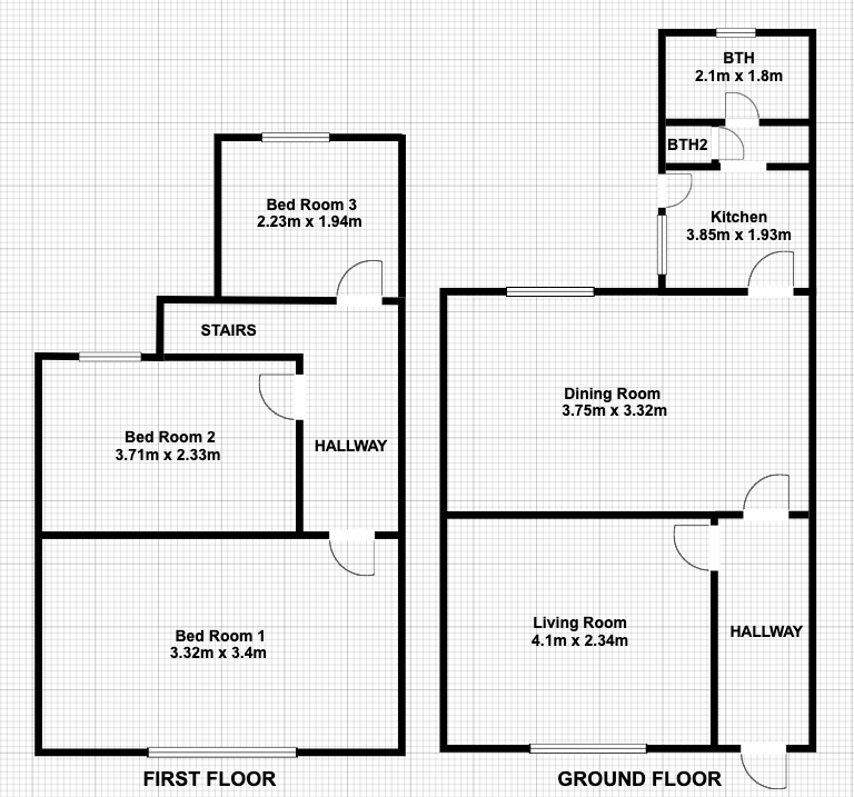 209, Wright Road, Birmingham floorplan