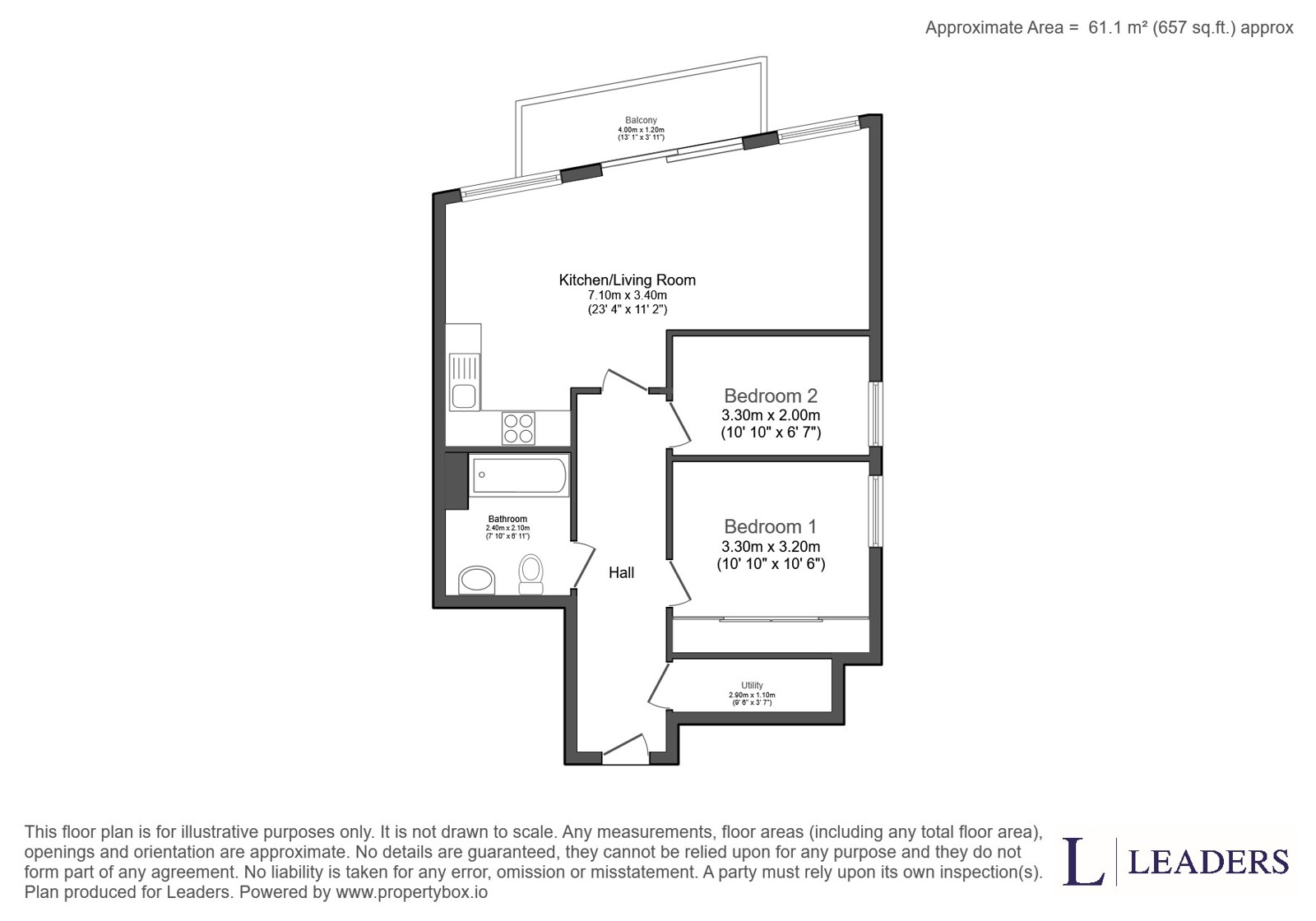 The Quays, Salford floorplan
