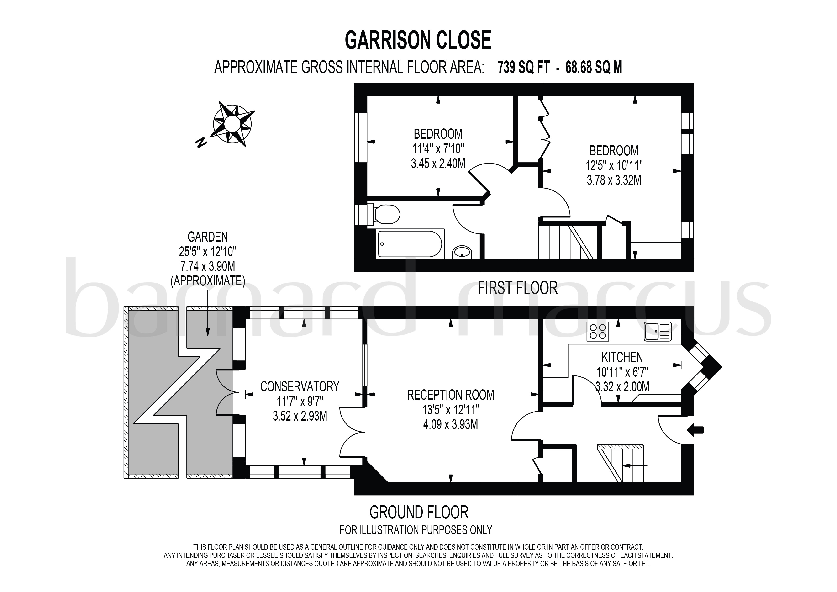 61, Garrison Close, HOUNSLOW floorplan