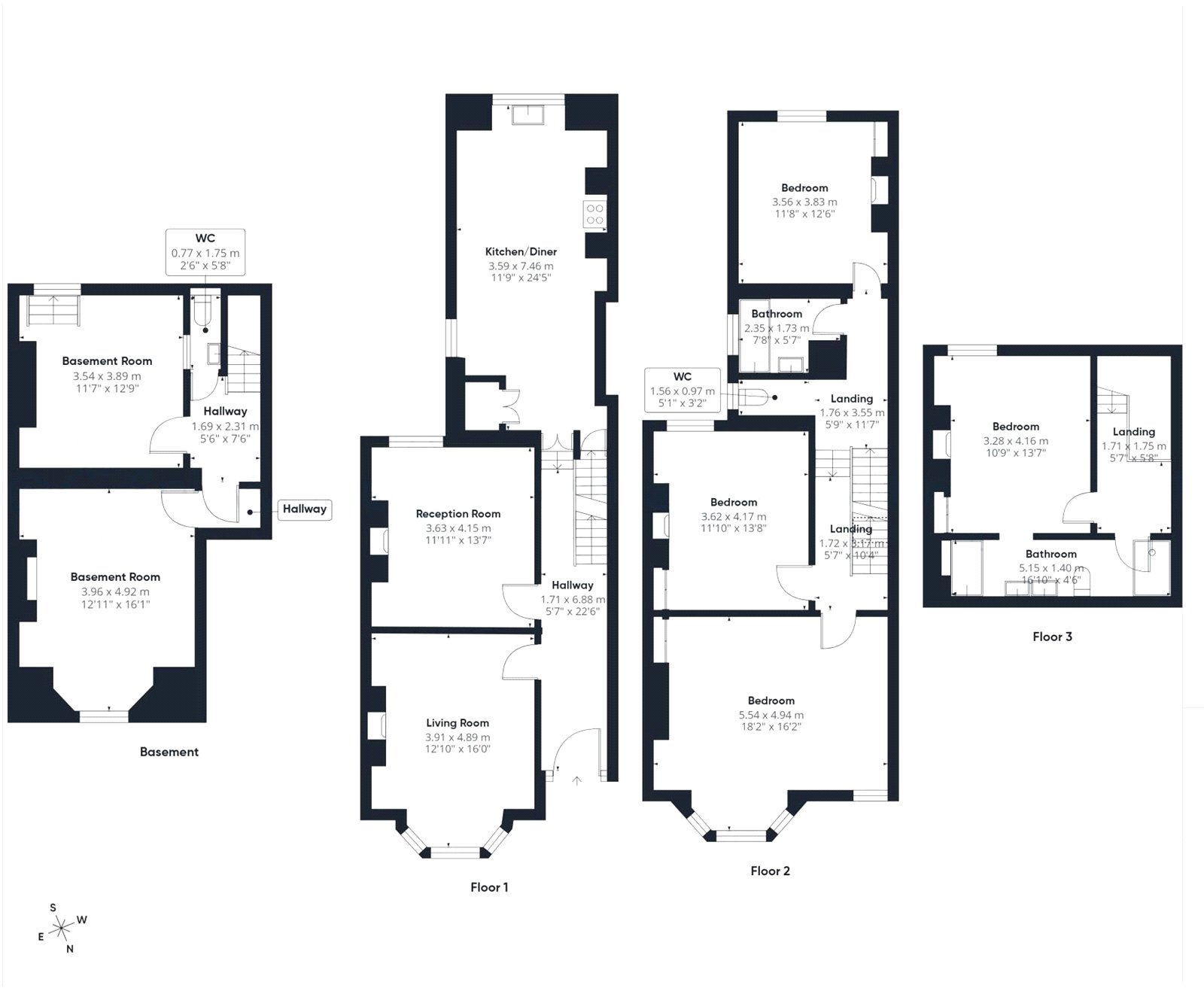 Worsley Road, Manchester floorplan