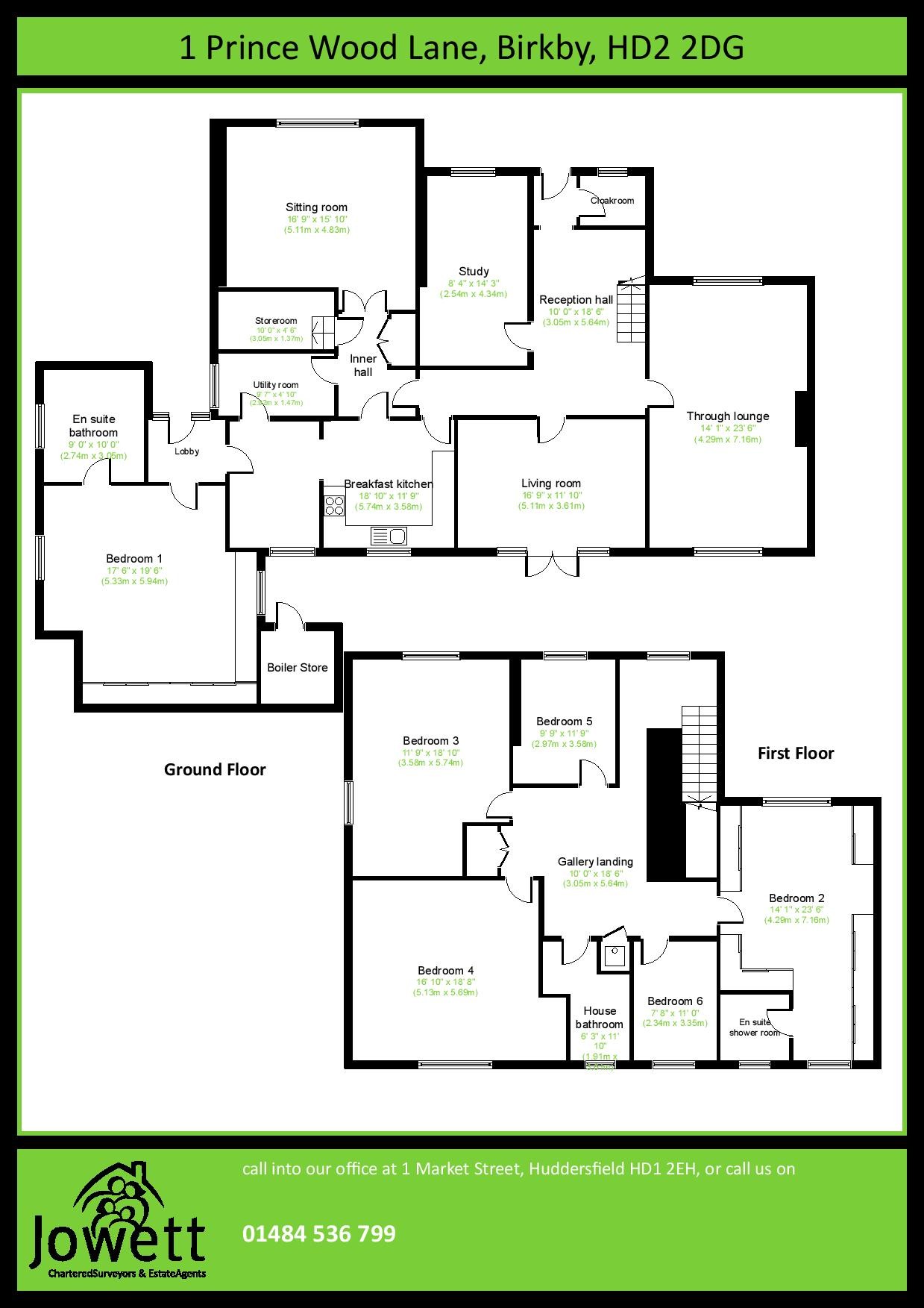 6 Bedrooms Detached house for sale in Prince Wood Lane, Birkby, Huddersfield, West Yorkshire HD2