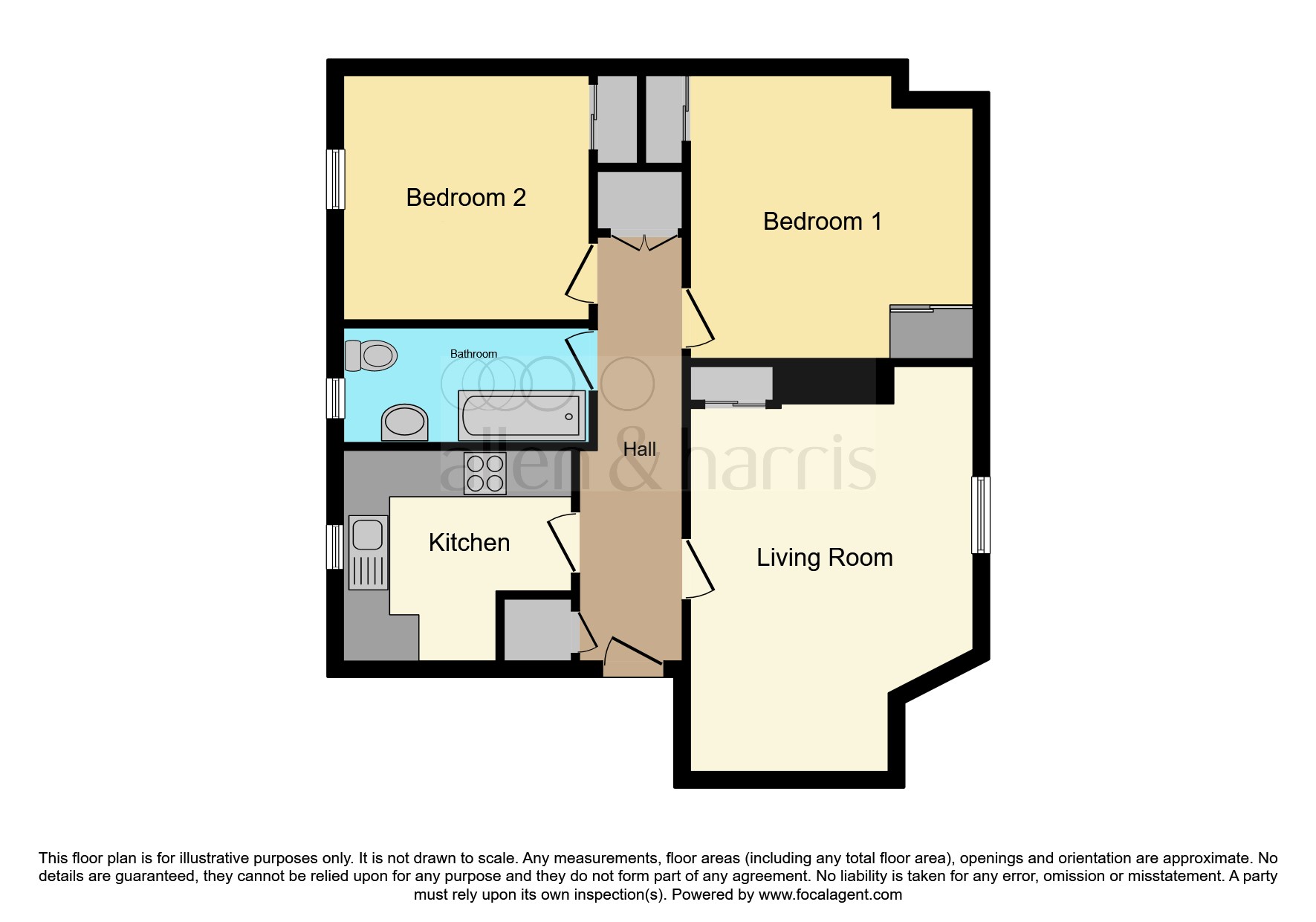 Arnprior Road, Croftfoot, Glasgow G45, 2 bedroom flat for sale