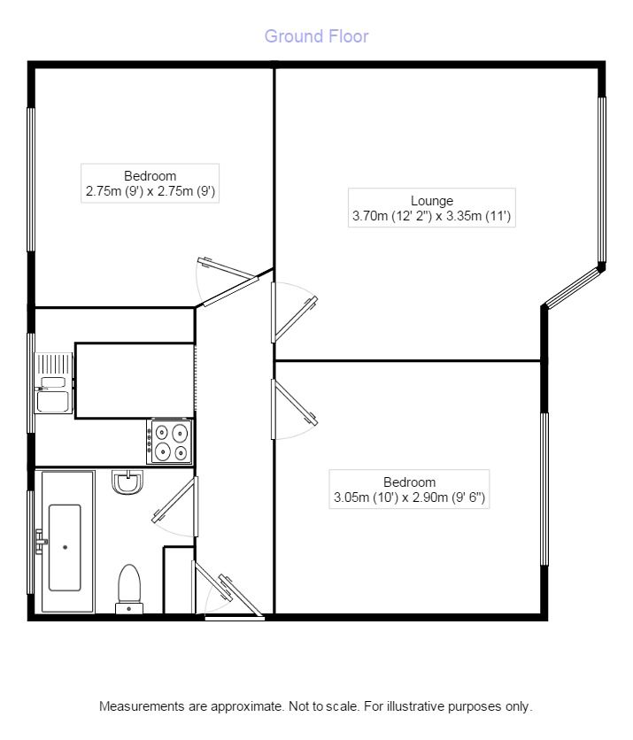 2 Bedrooms Flat to rent in Holmleigh Avenue, Dartford DA1