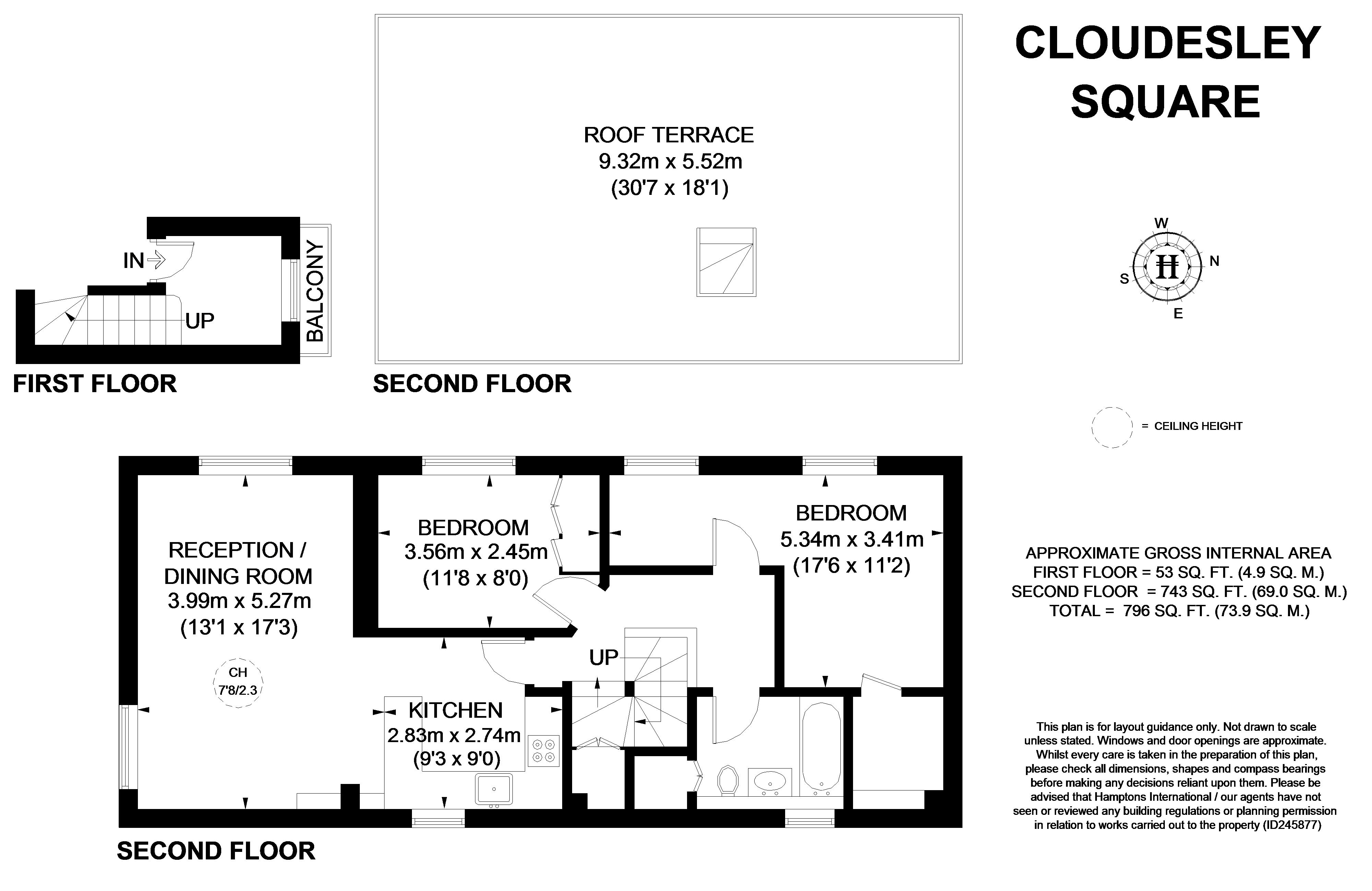 2 Bedrooms Flat to rent in Cloudesley Square, London N1