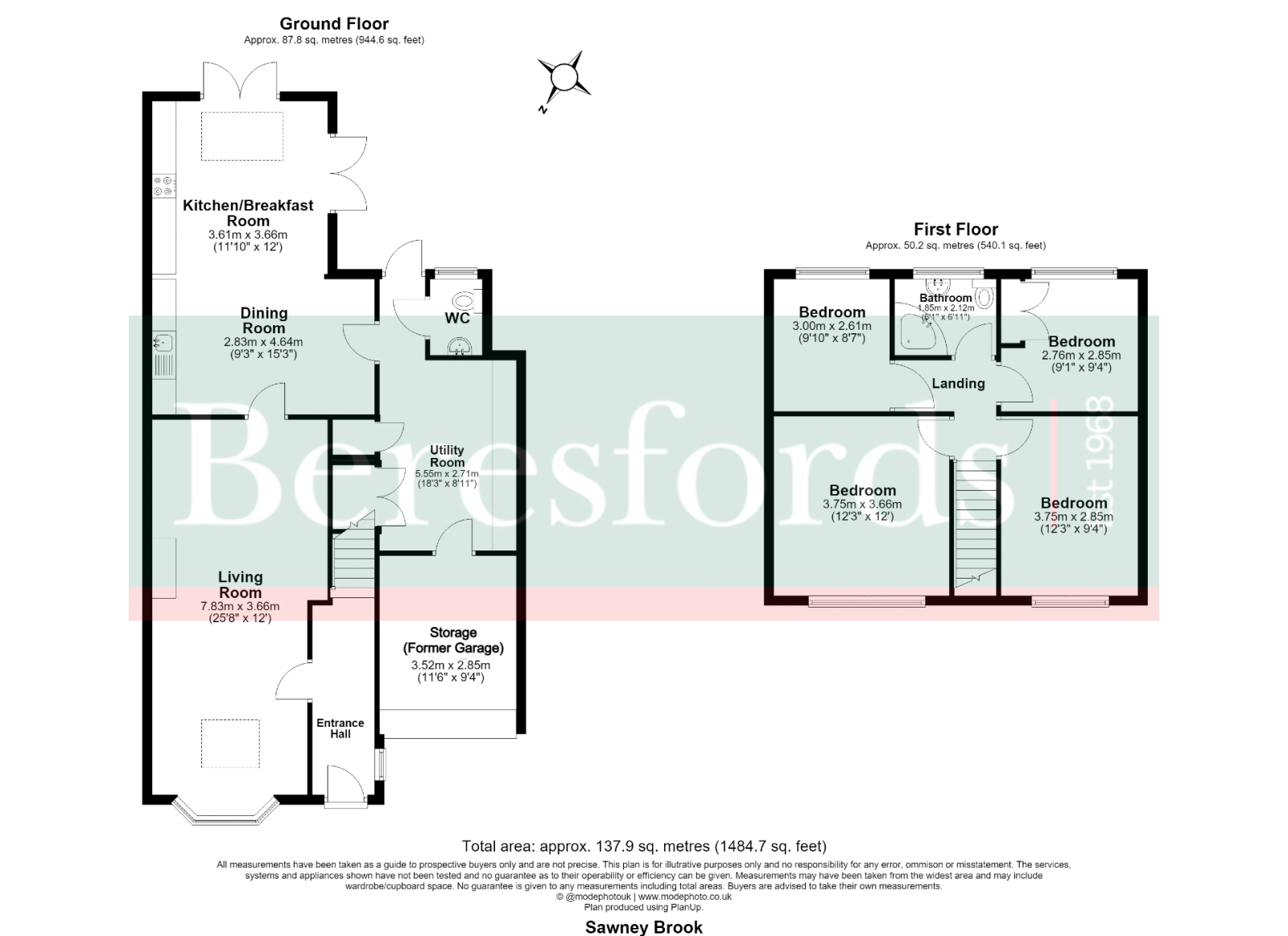 13, Sawney Brook, Chelmsford floorplan