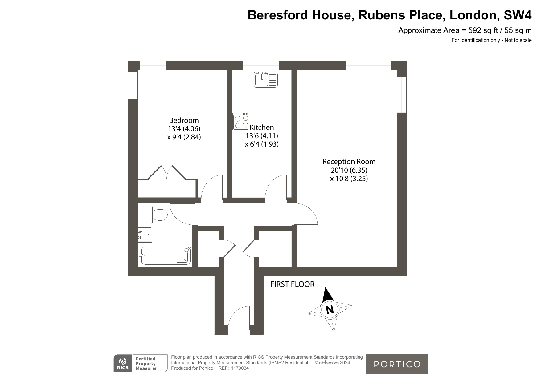 Rubens Place, London SW4, 1 bedroom flat for sale - 68224780 ...