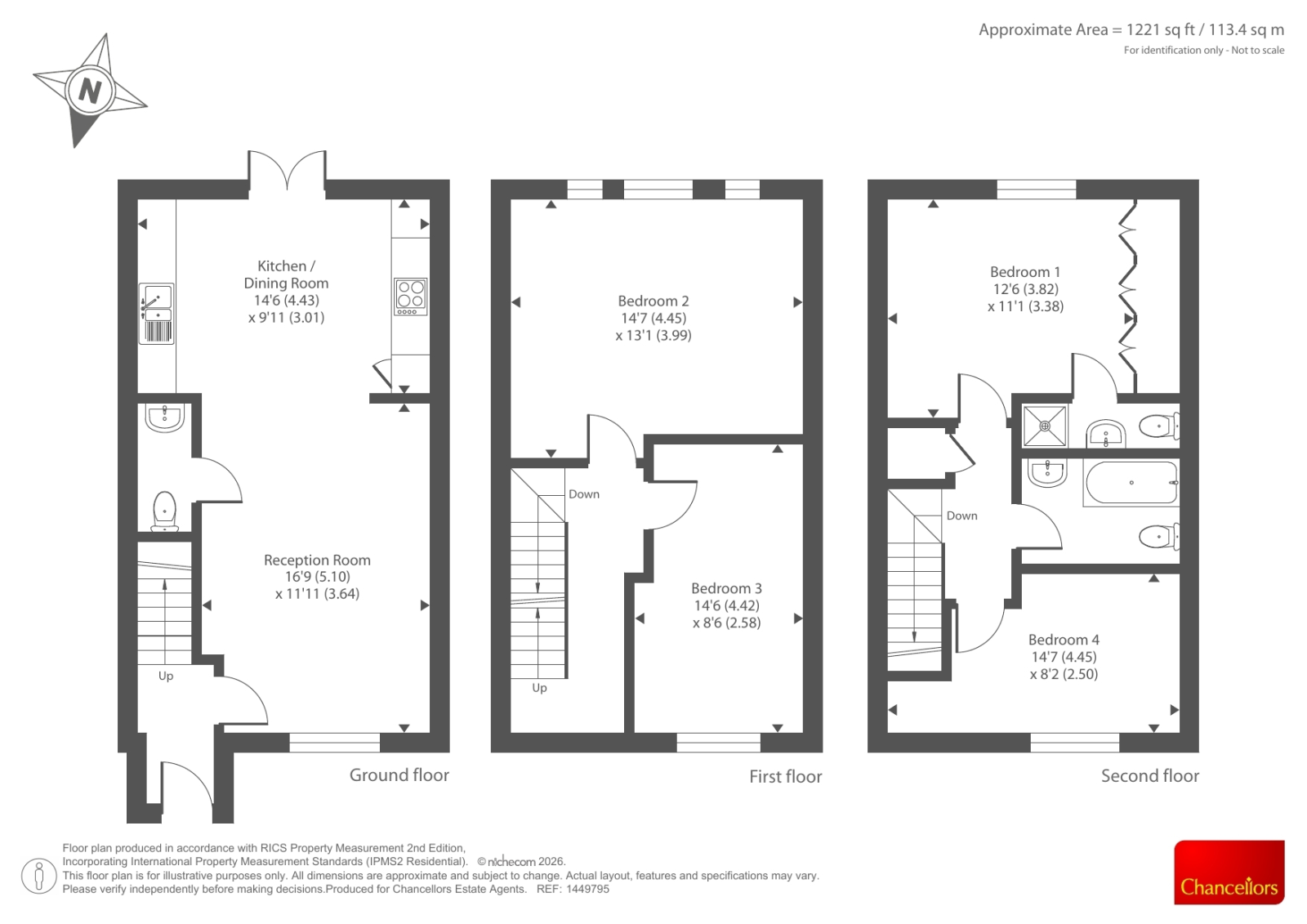 23, De Breos Court, Hereford floorplan