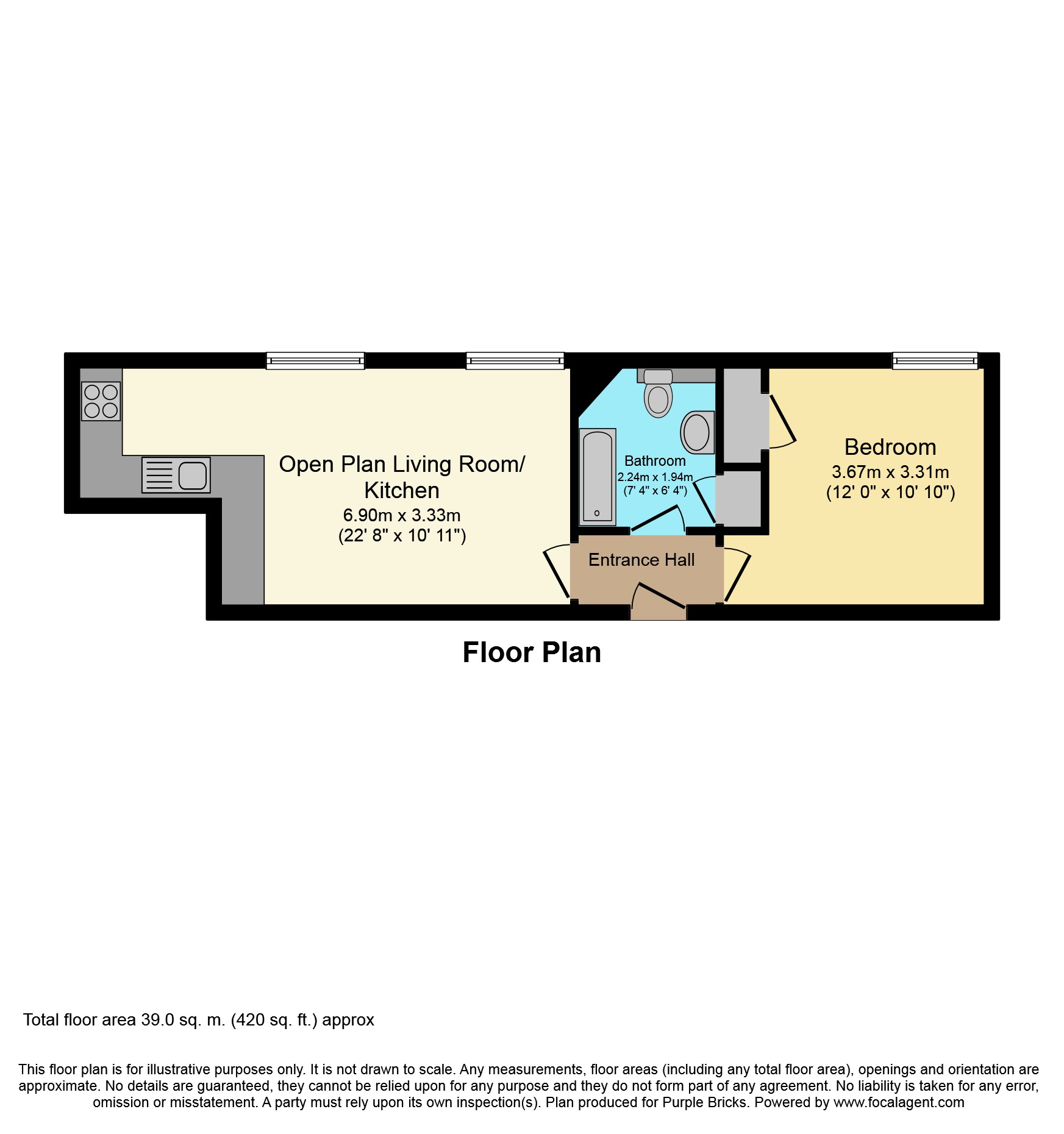 1 Bedrooms Flat for sale in 234 Station Road, Addlestone KT15