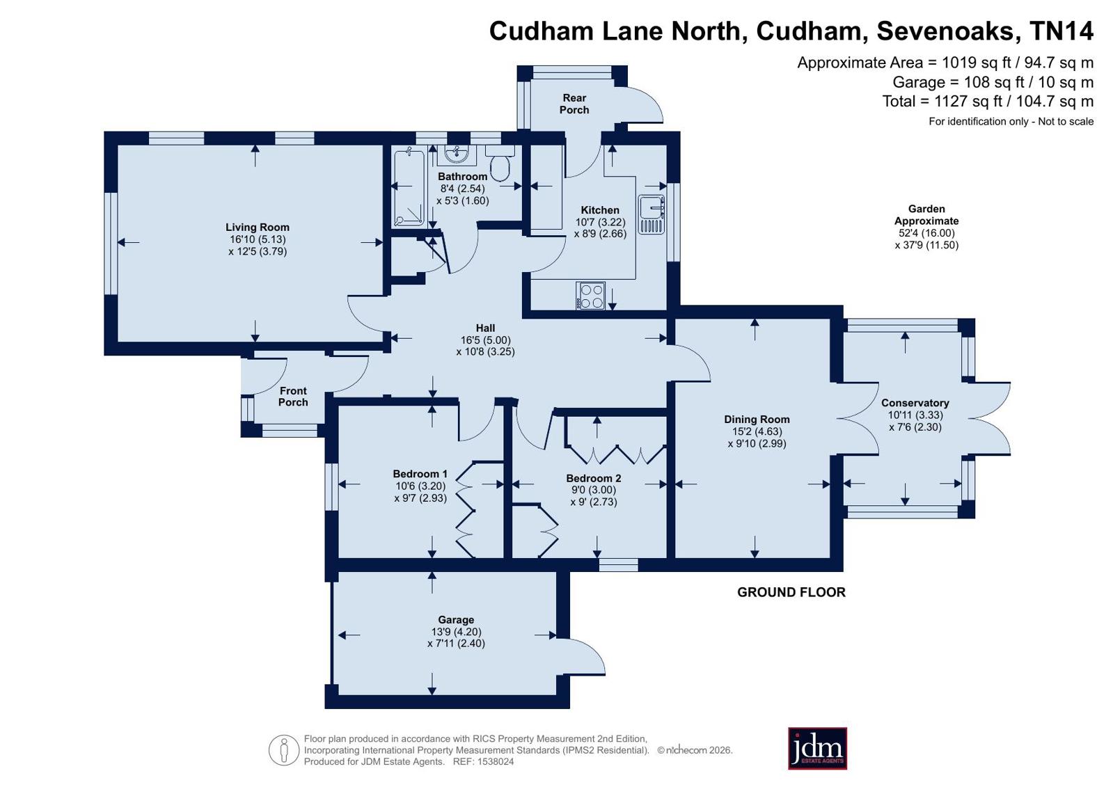 Cudham Lane North, Sevenoaks floorplan