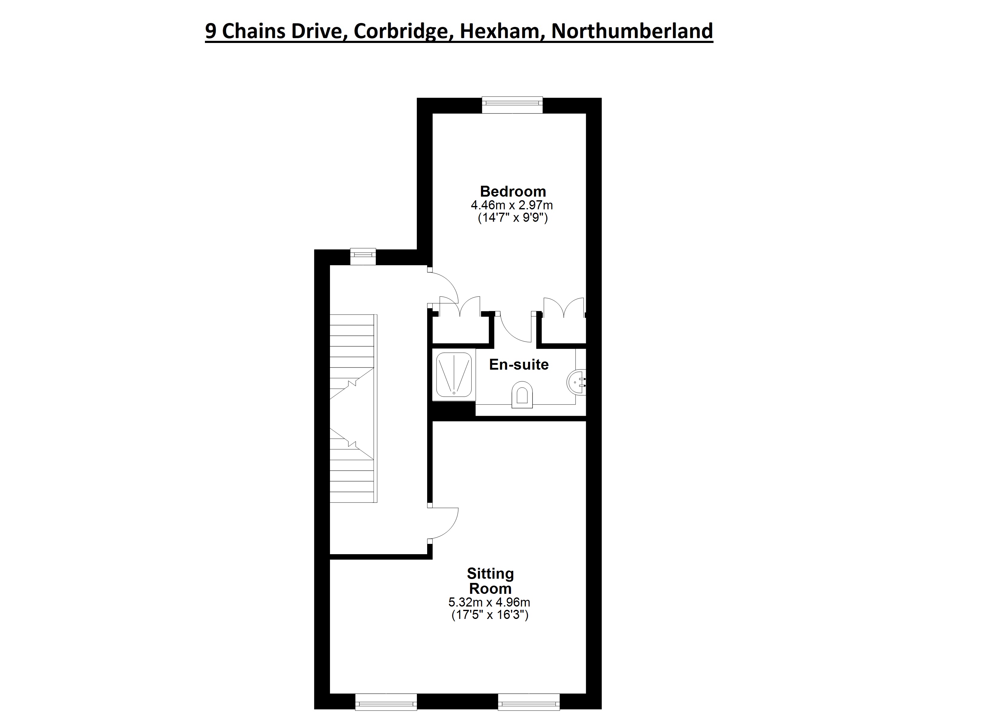 9 Chains Drive, Corbridge, Northumberland NE45, 4 bedroom town house