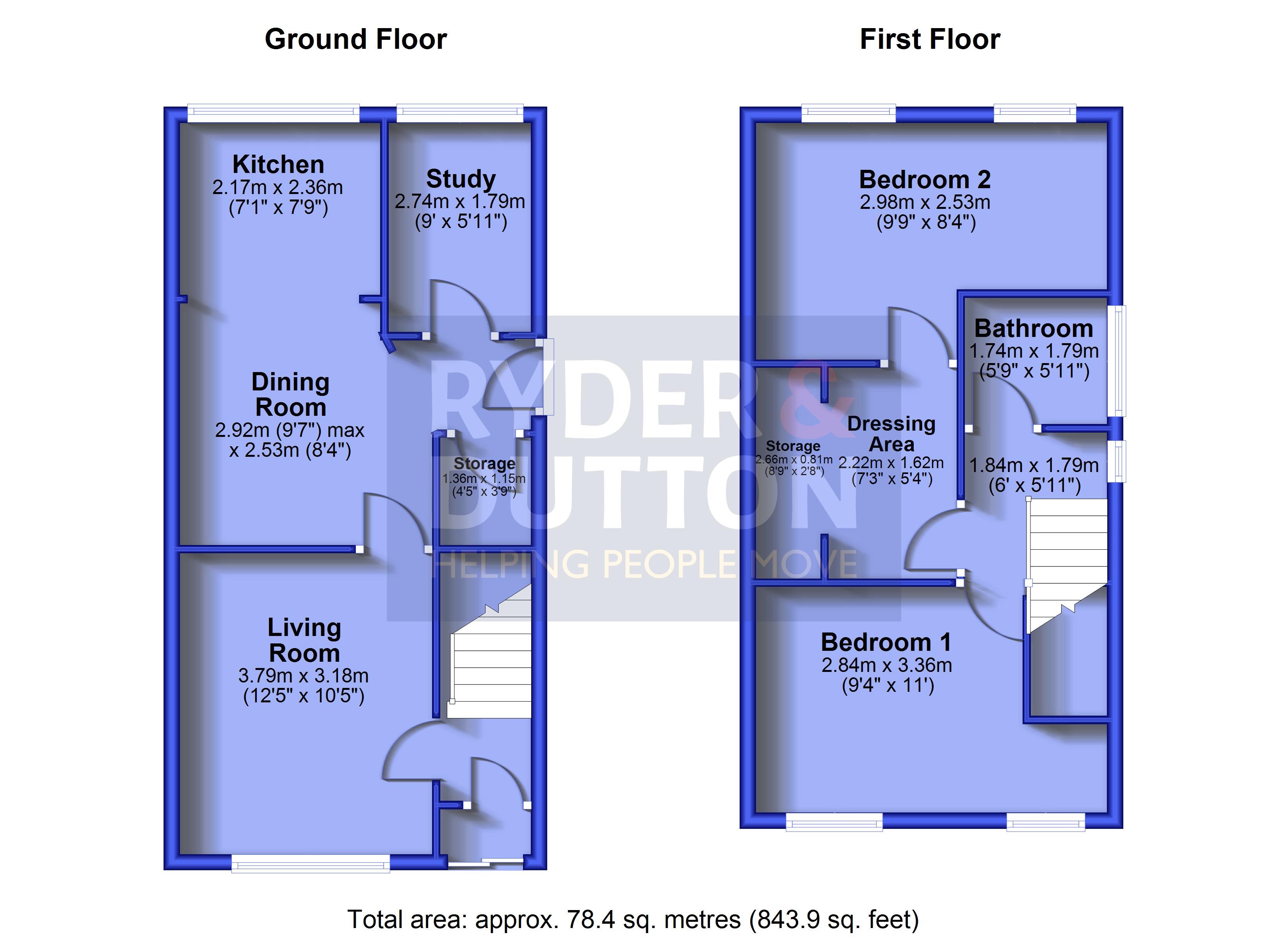 70, Selkirk Road, Oldham floorplan