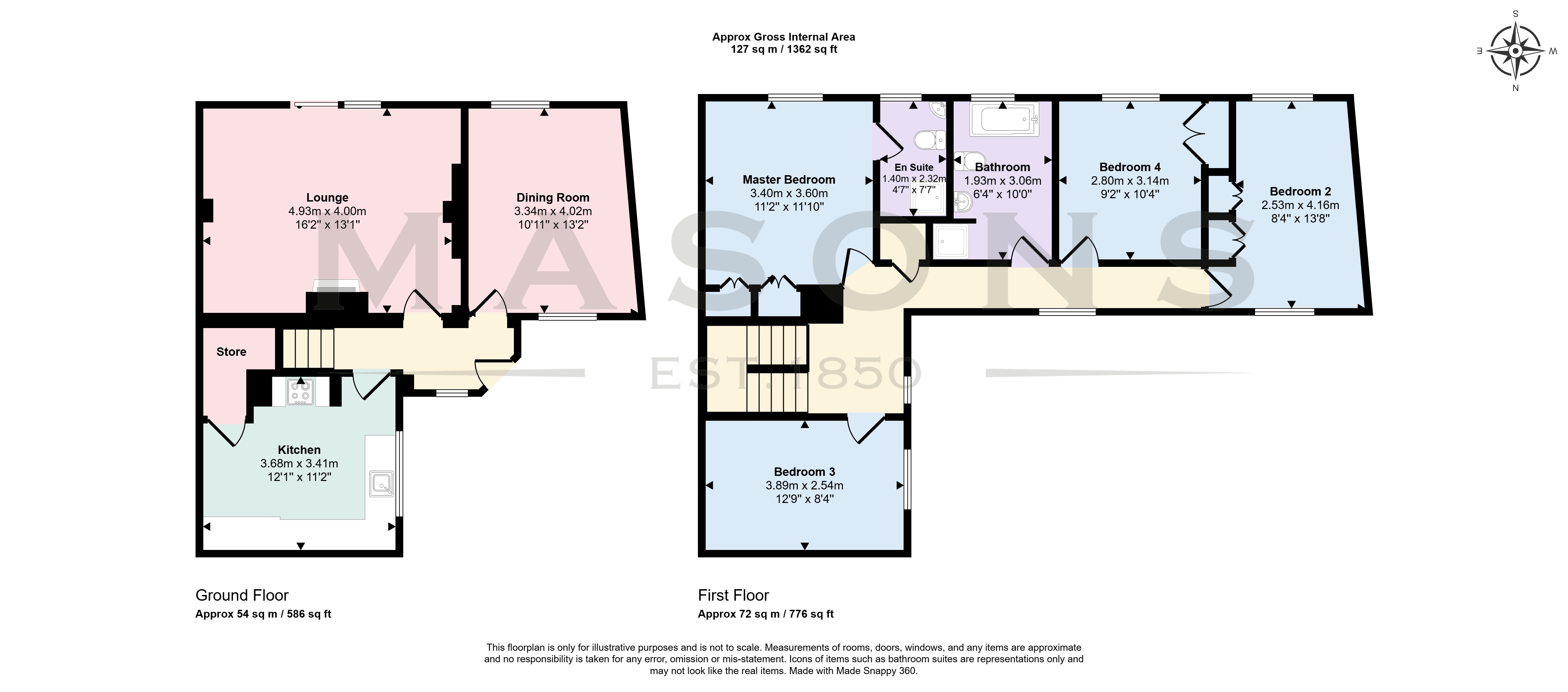 The Coach House, Pleasant Place, Louth floorplan