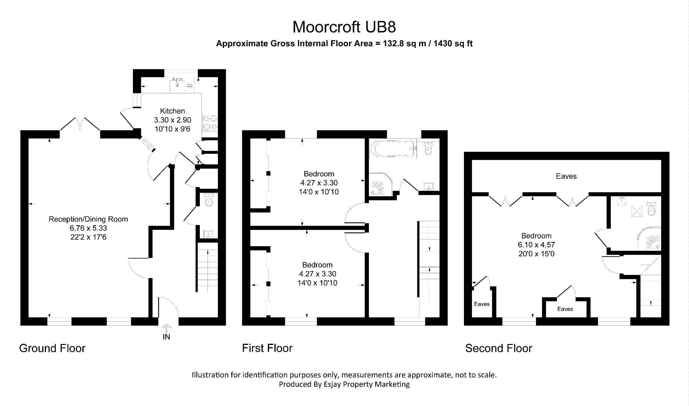 37, Moorcroft, Uxbridge floorplan