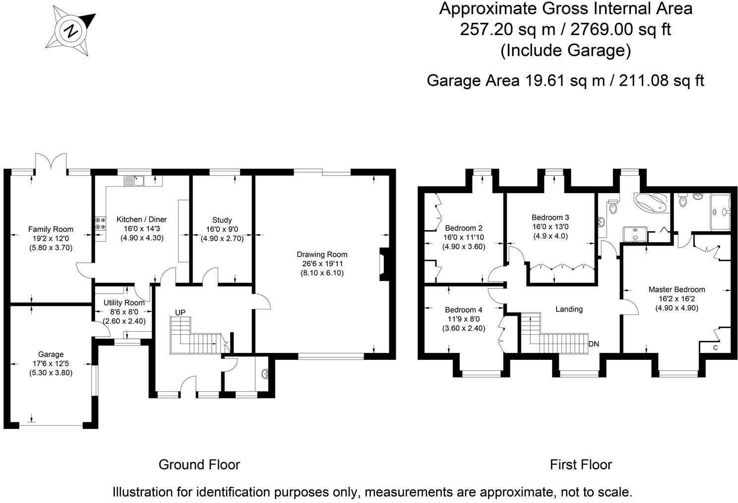 Elysium, 15, Danesbury Park Road, Hertfordshire floorplan