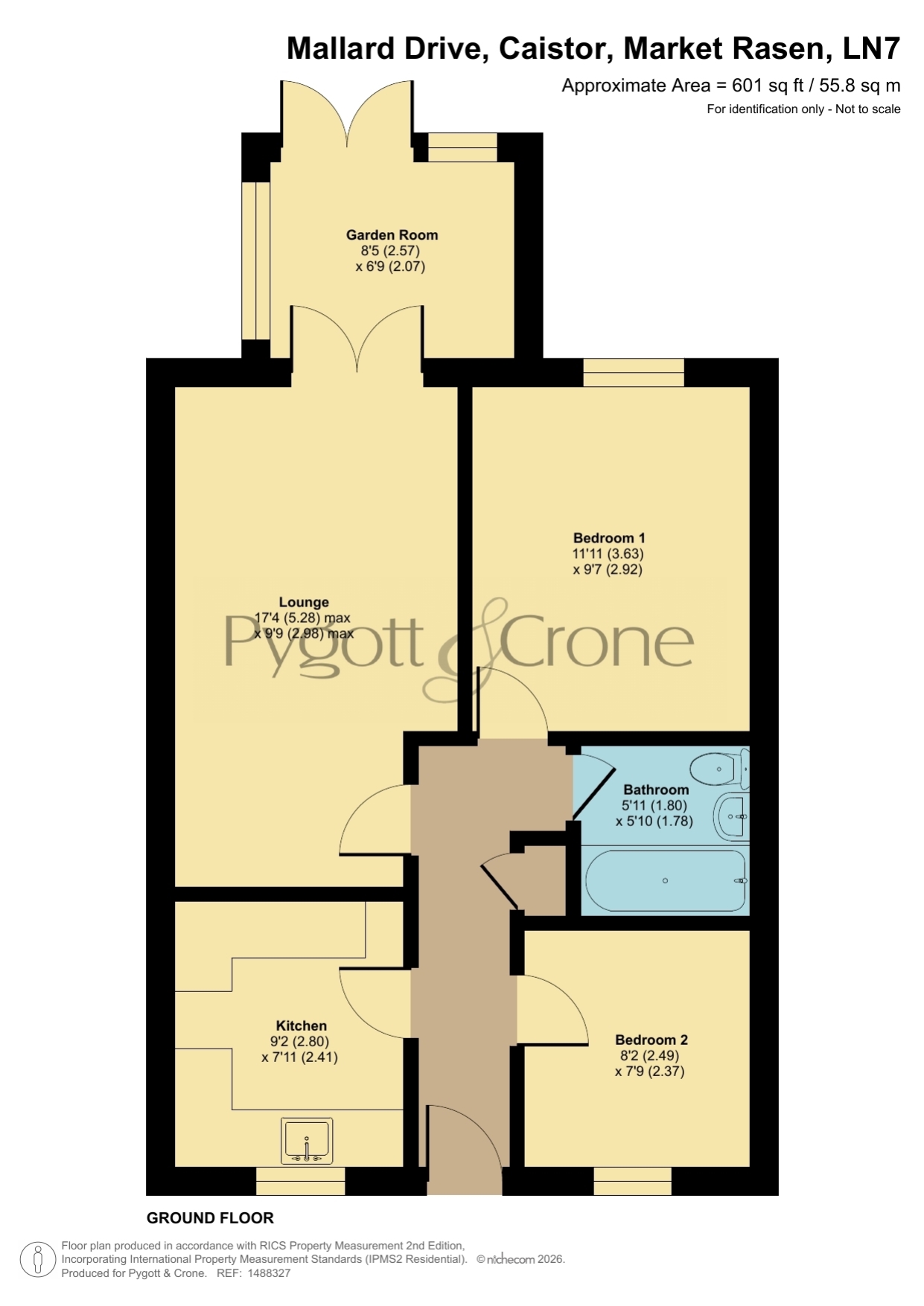 50, Mallard Drive, Caistor floorplan