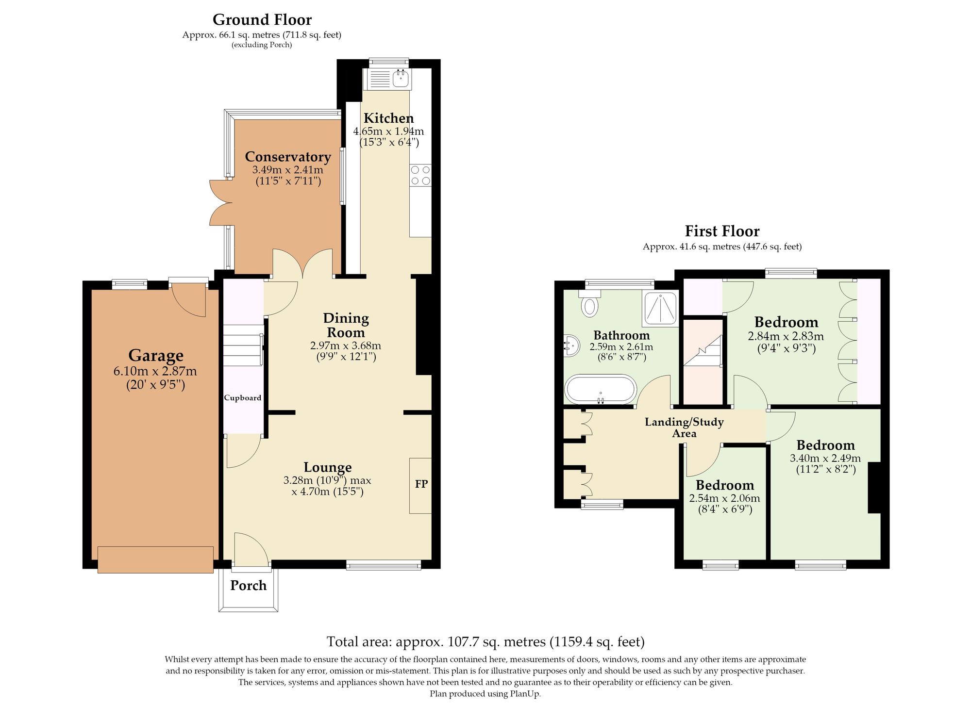 35 Whitegates, Great Yarmouth floorplan