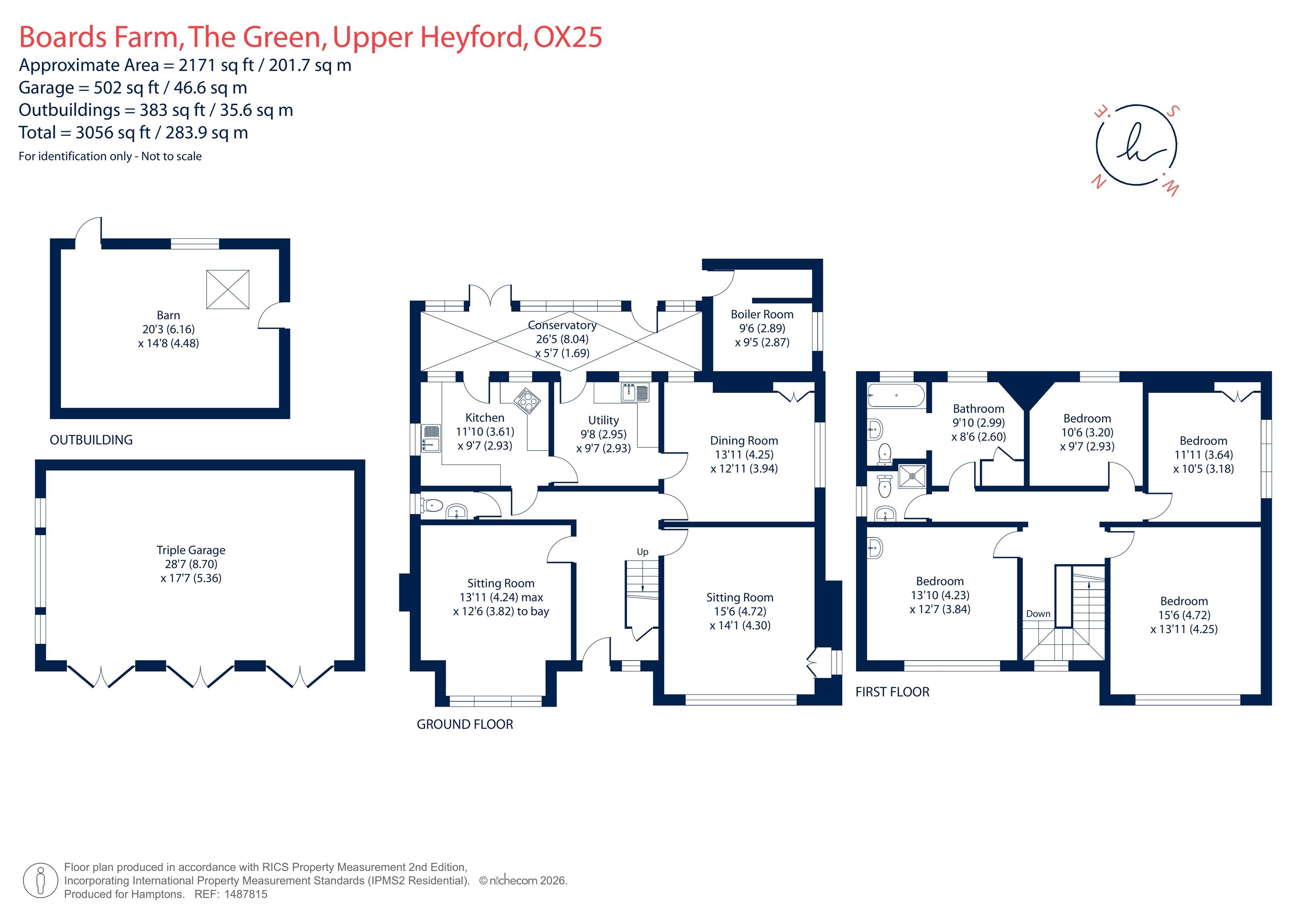 Boards Farm, The Green, Upper Heyford floorplan