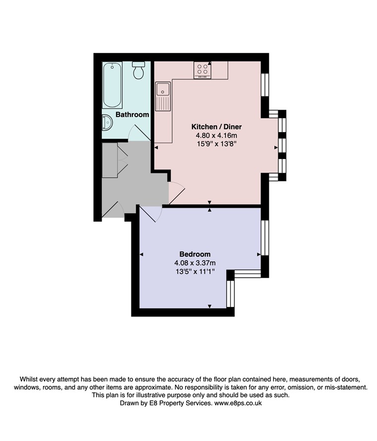 Flat ,, Beech Road, Headington floorplan