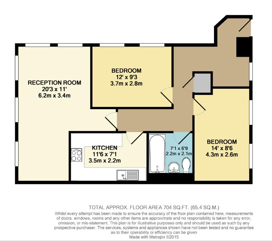 5 Arun House, High Street, New Malden floorplan