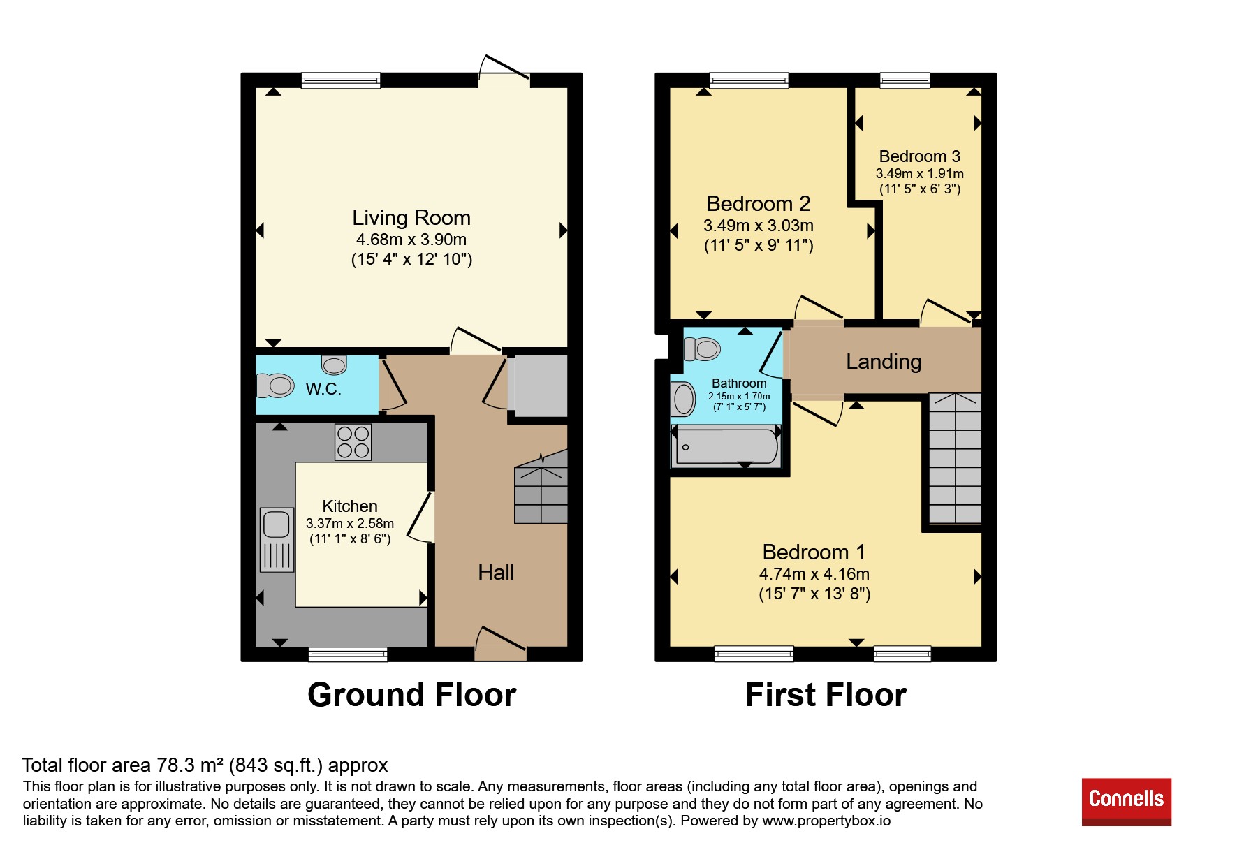 18, Tappers Lane, Plymouth floorplan