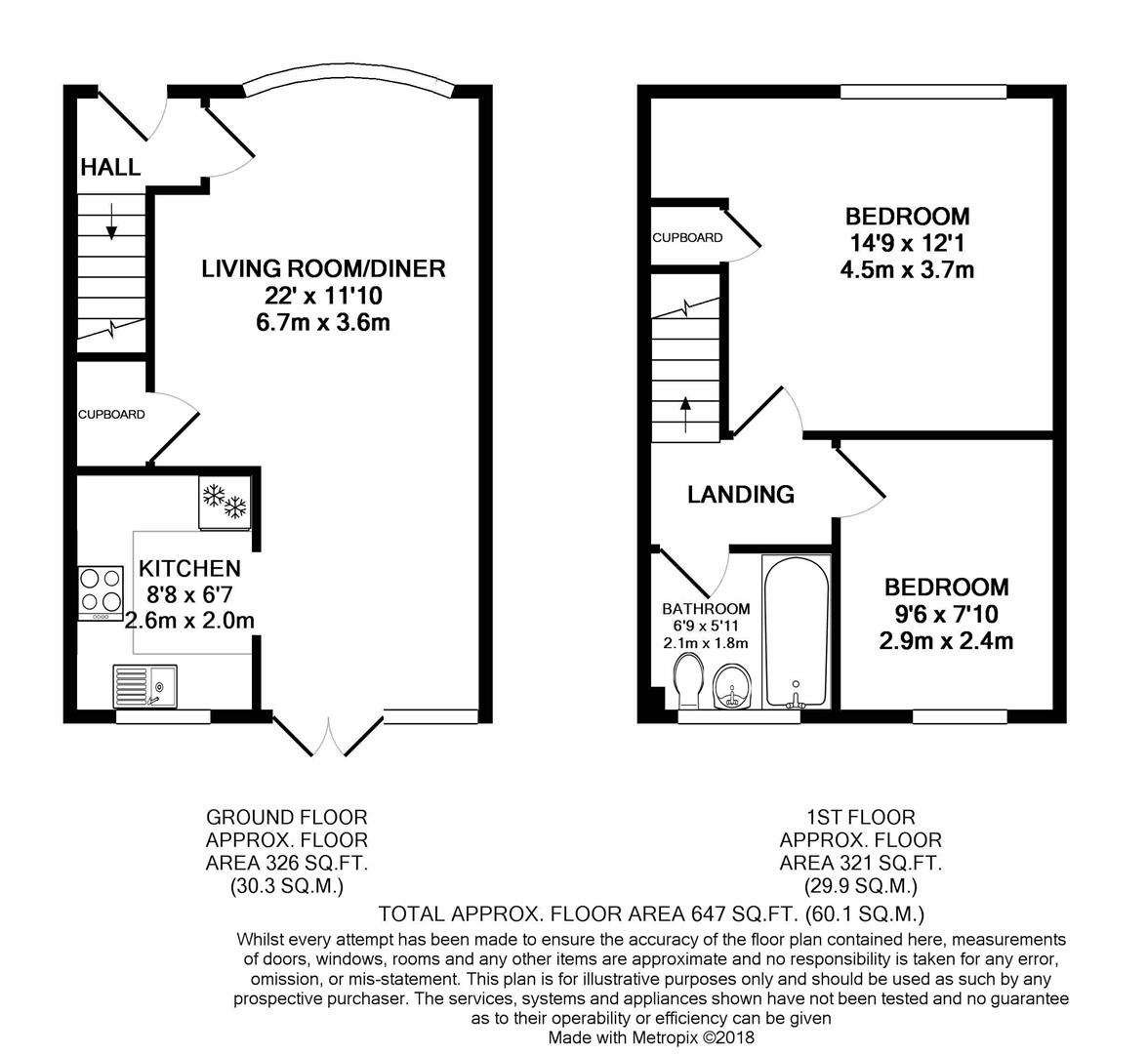 21, Albury Gardens, Calcot floorplan