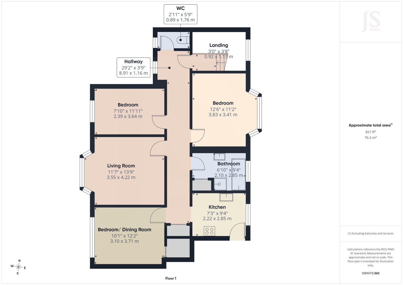 48, Hurst Avenue, Worthing floorplan