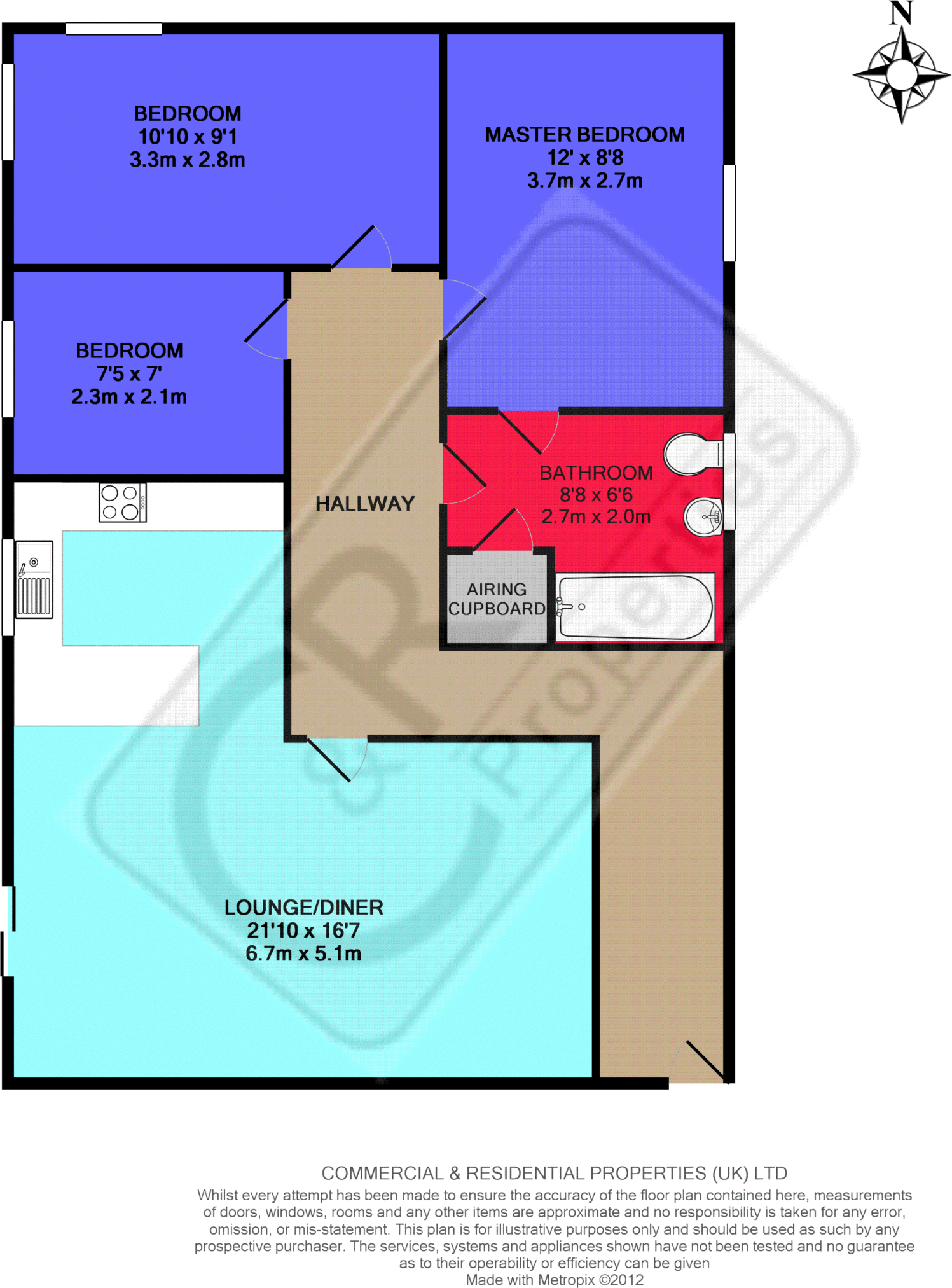 Hulme, Manchester floorplan
