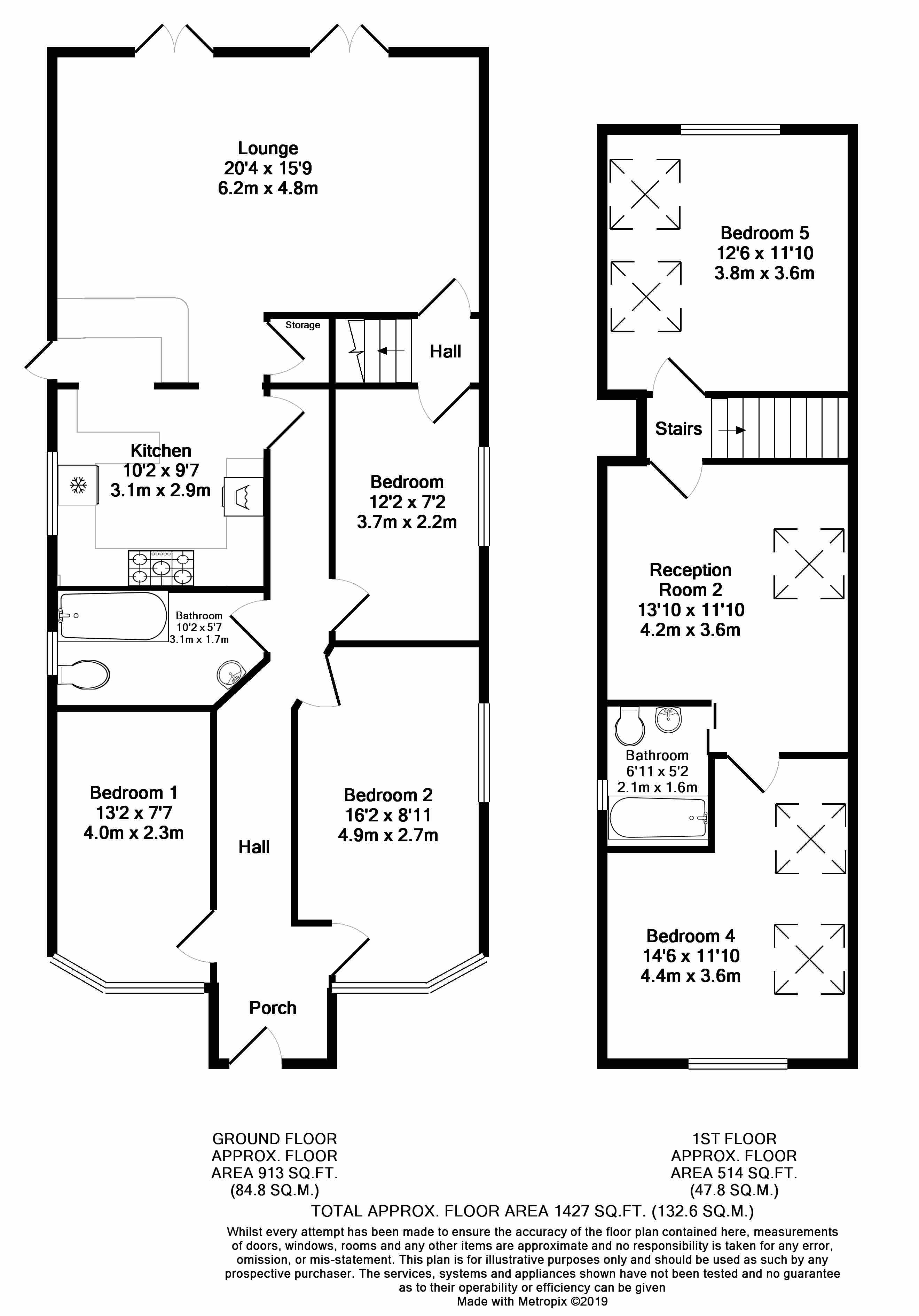 119, Pole Hill Road, Uxbridge floorplan