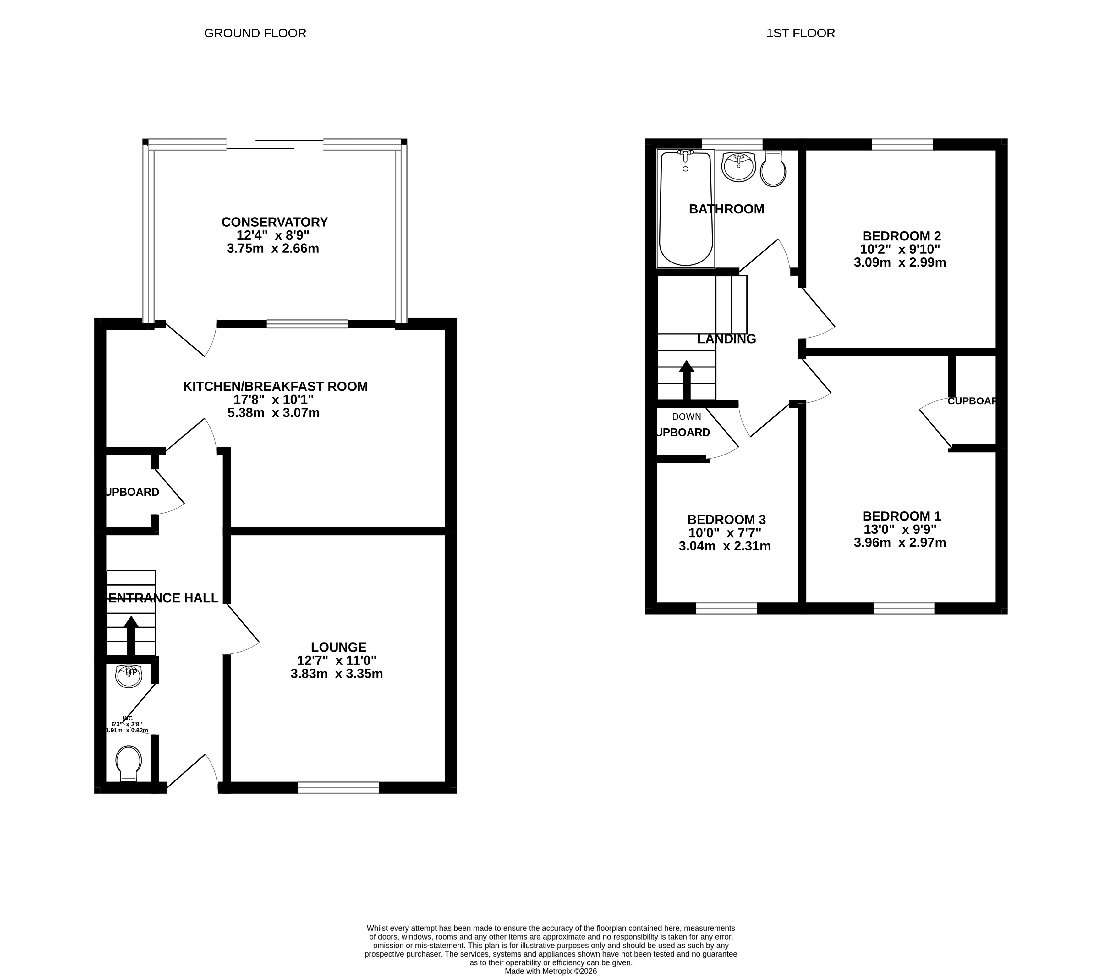 5, Beckett Close, Blandford Forum floorplan