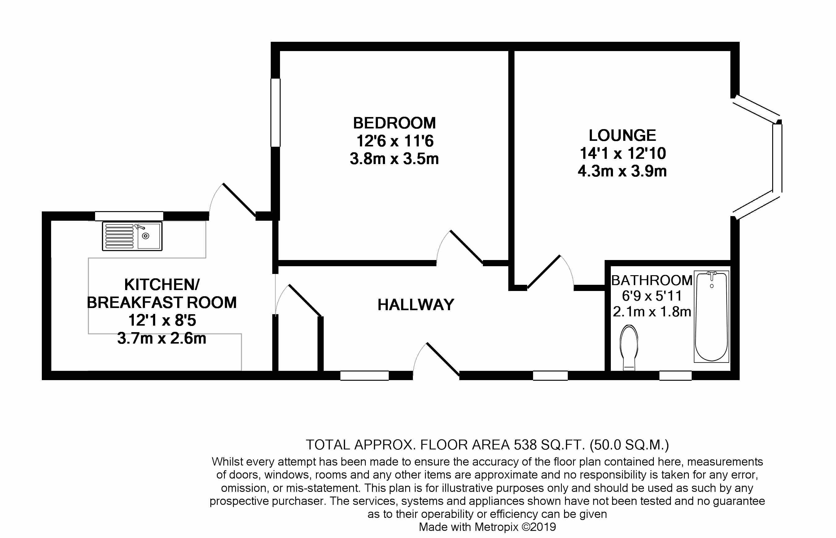 1 Bedrooms Flat for sale in Hova Villas, Hove BN3