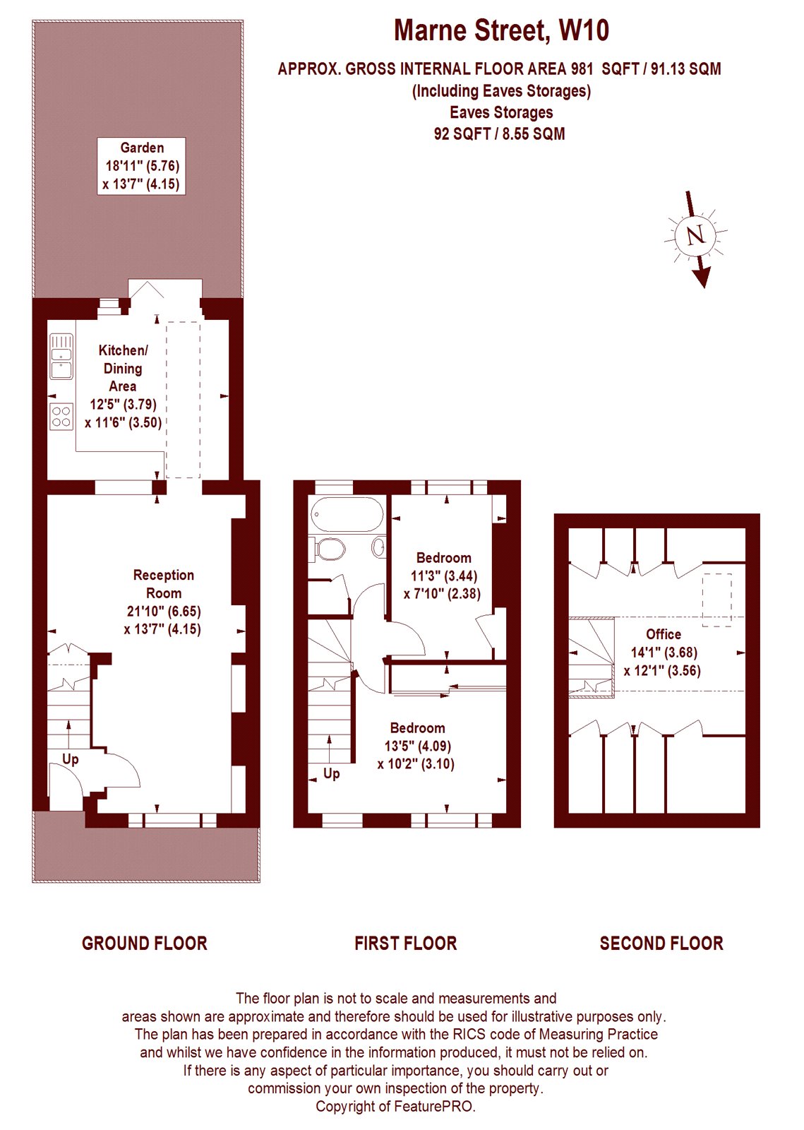 2 Bedrooms Terraced house for sale in Marne Street, London W10