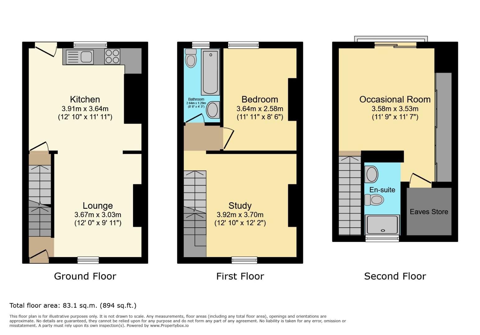 5, Tapton Bank, Sheffield floorplan