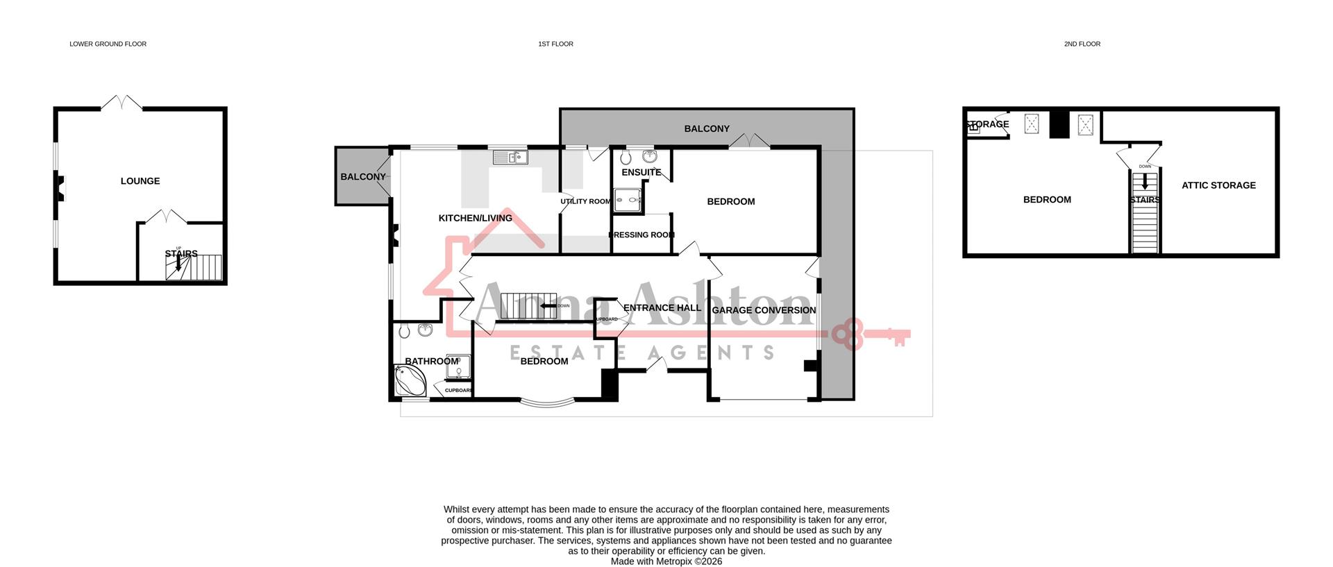 2, Deri Road, Ammanford floorplan