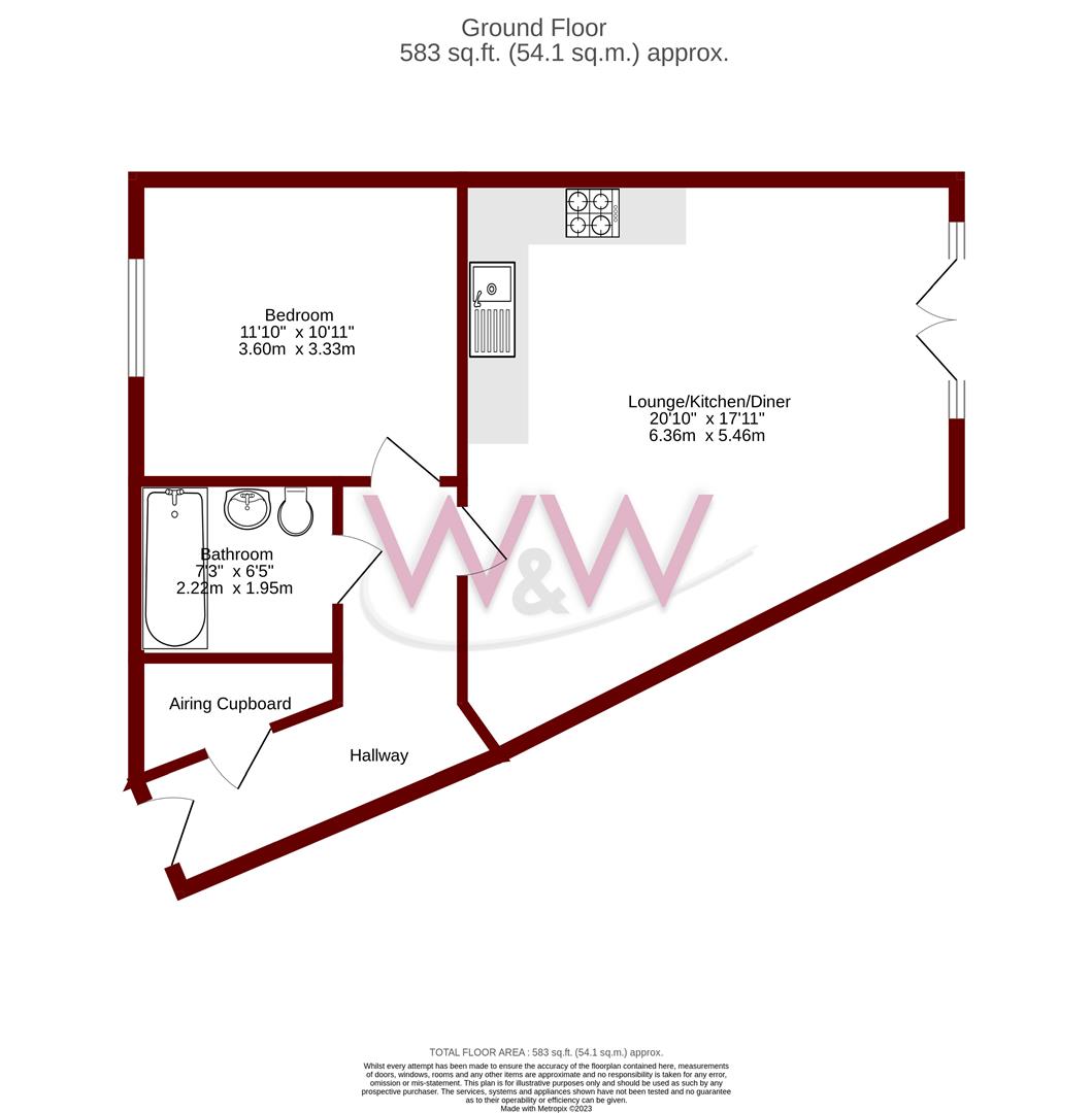7 Waxwing House, Greenfinch Road, Fareham floorplan