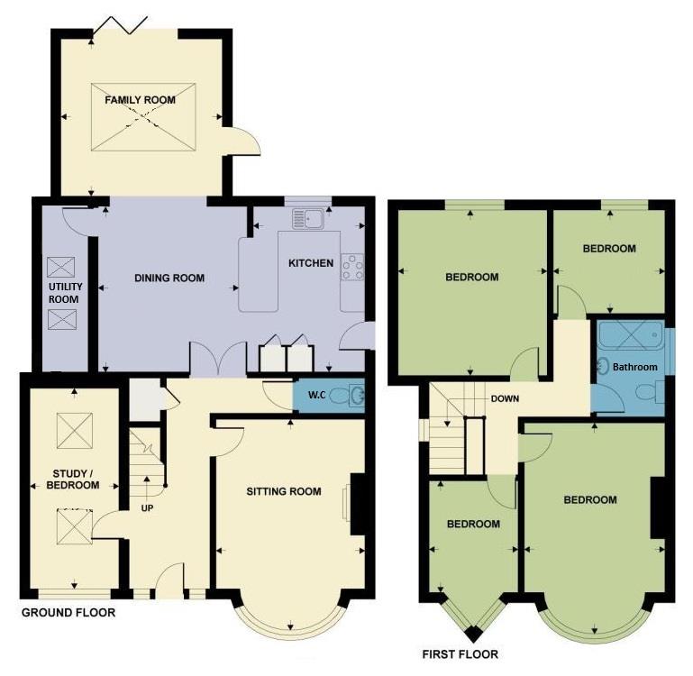 437,, Dorchester Road, Weymouth floorplan