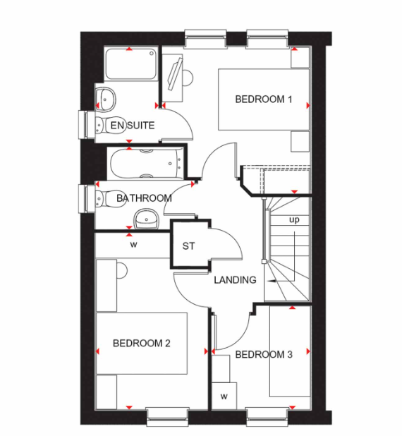 Plot 116 The Archford,, Forest Walk, Southampton floorplan