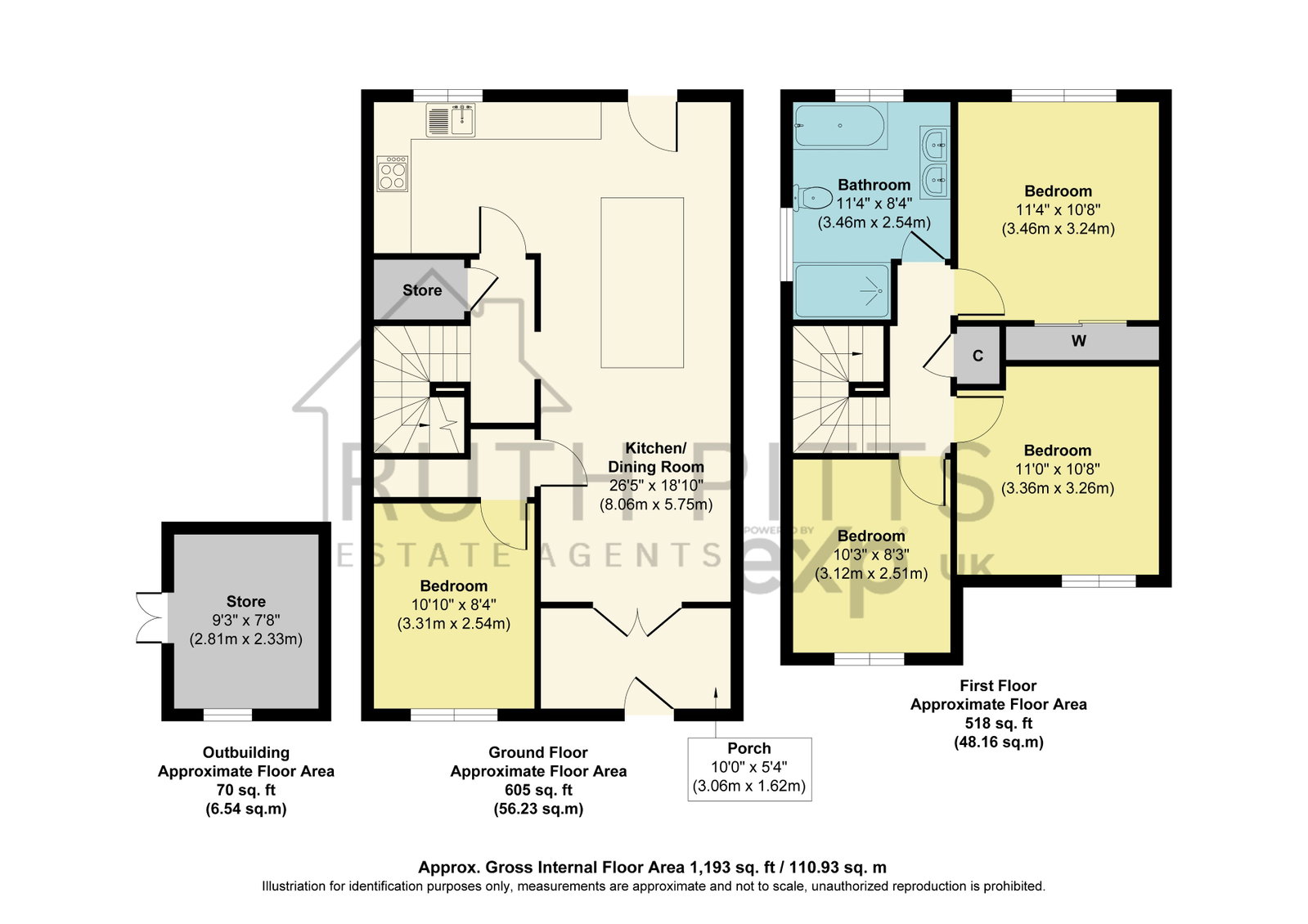 4, Rufford Close, Wakefield floorplan