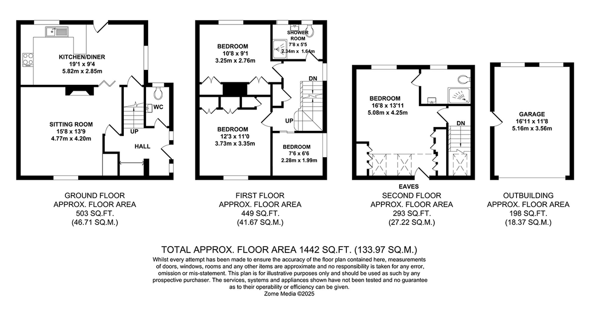 81 Elmshurst Gardens, Tonbridge floorplan